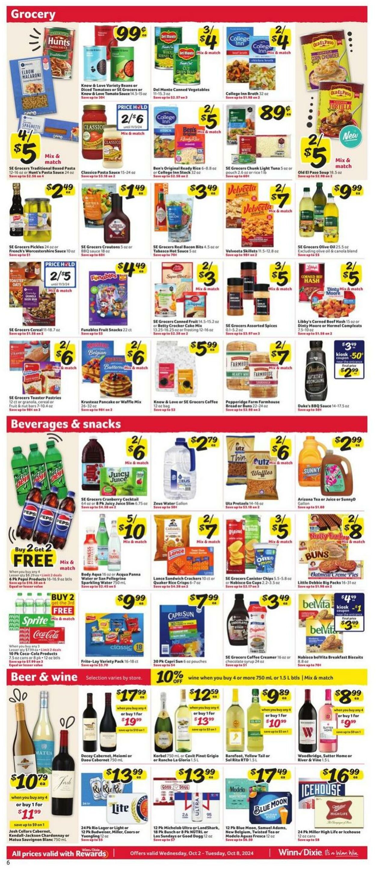 Weekly ad Winn-Dixie 10/02/2024 - 10/08/2024