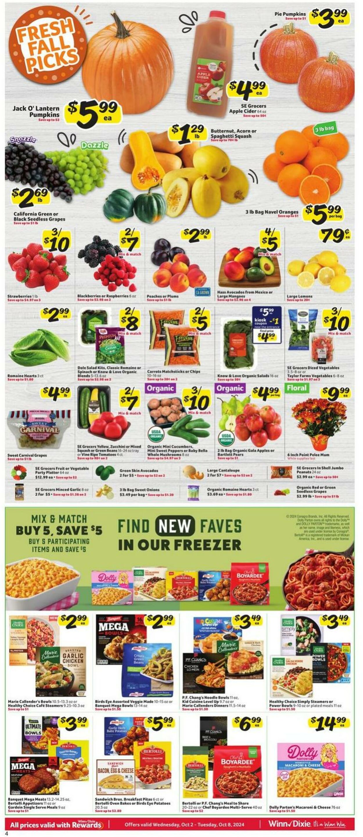 Weekly ad Winn-Dixie 10/02/2024 - 10/08/2024