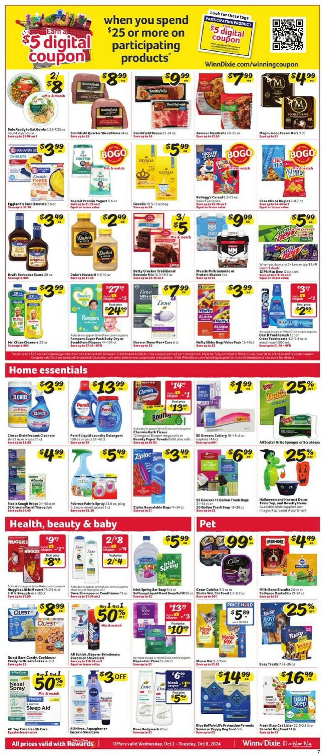 Weekly ad Winn-Dixie 10/02/2024 - 10/08/2024