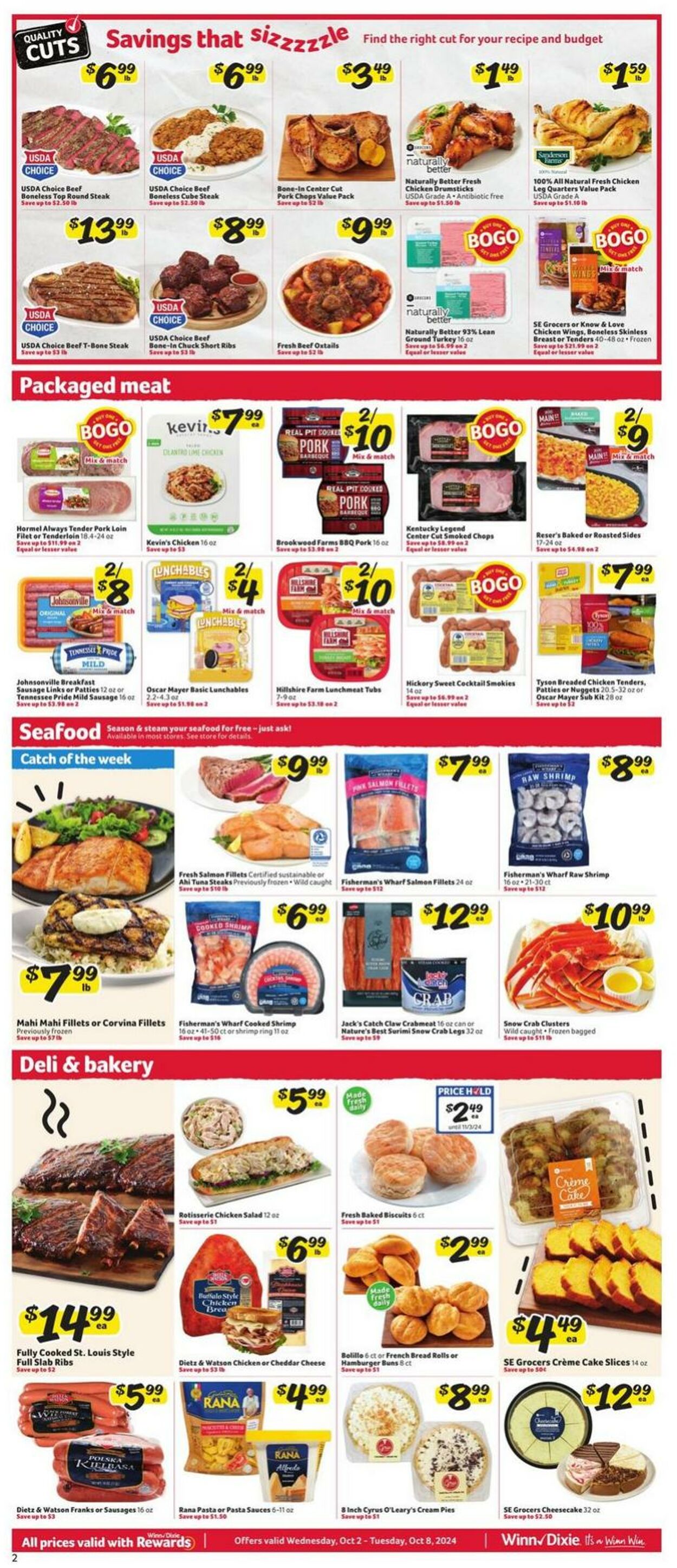 Weekly ad Winn-Dixie 10/02/2024 - 10/08/2024