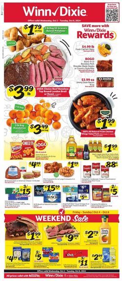 Weekly ad Winn-Dixie 10/02/2024 - 10/08/2024