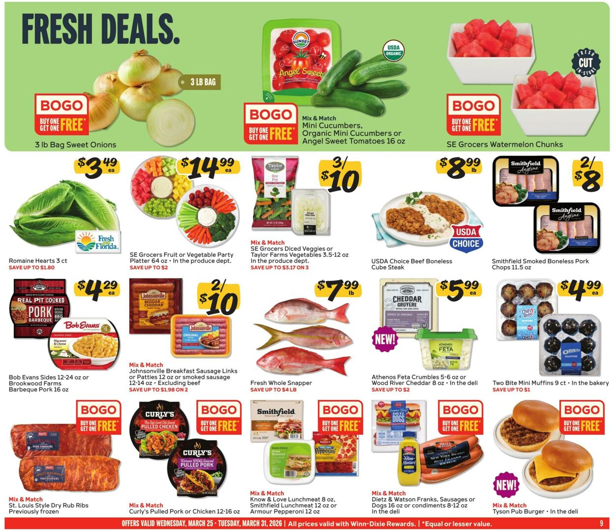 Weekly ad Winn-Dixie 03/25/2026 - 03/31/2026