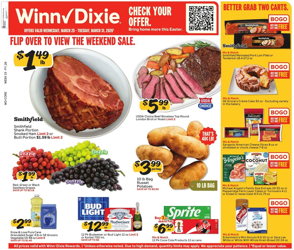 Weekly ad Winn-Dixie 03/25/2026 - 03/31/2026