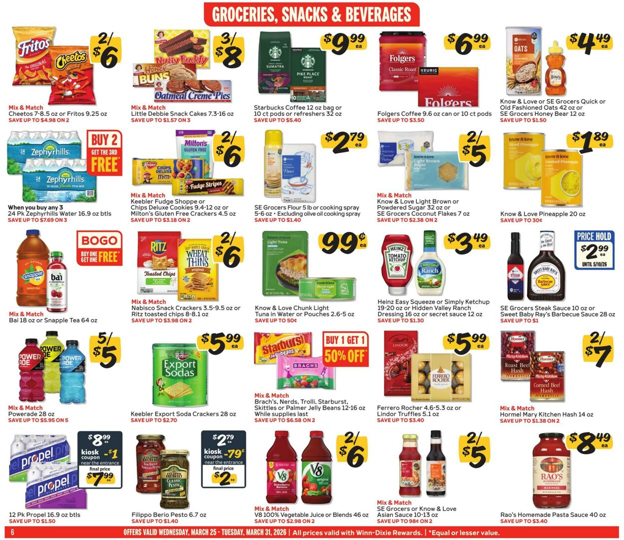 Weekly ad Winn-Dixie 03/25/2026 - 03/31/2026