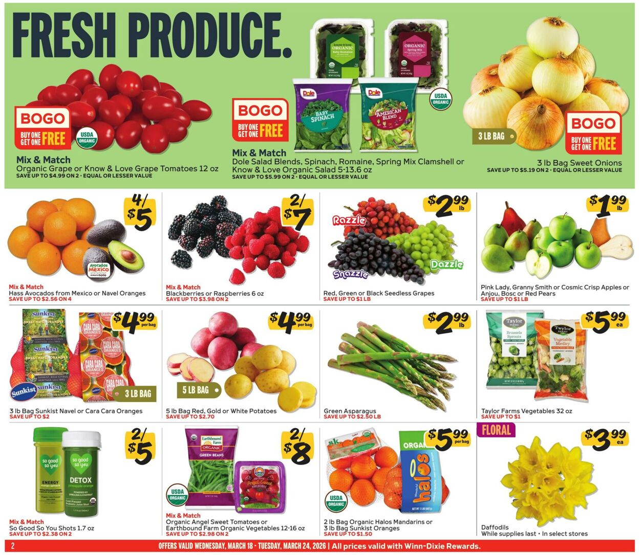 Weekly ad Winn-Dixie 03/18/2026 - 03/24/2026