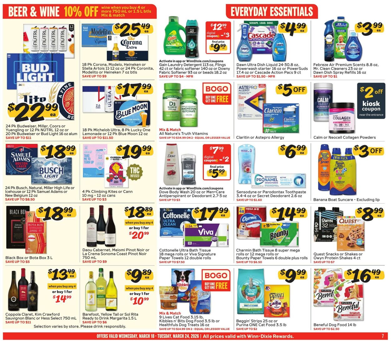 Weekly ad Winn-Dixie 03/18/2026 - 03/24/2026