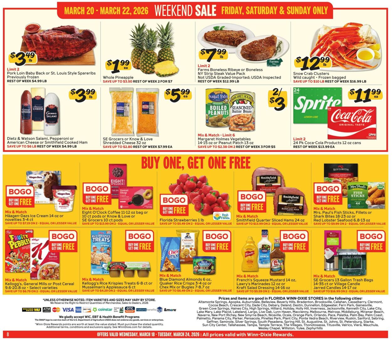 Weekly ad Winn-Dixie 03/18/2026 - 03/24/2026