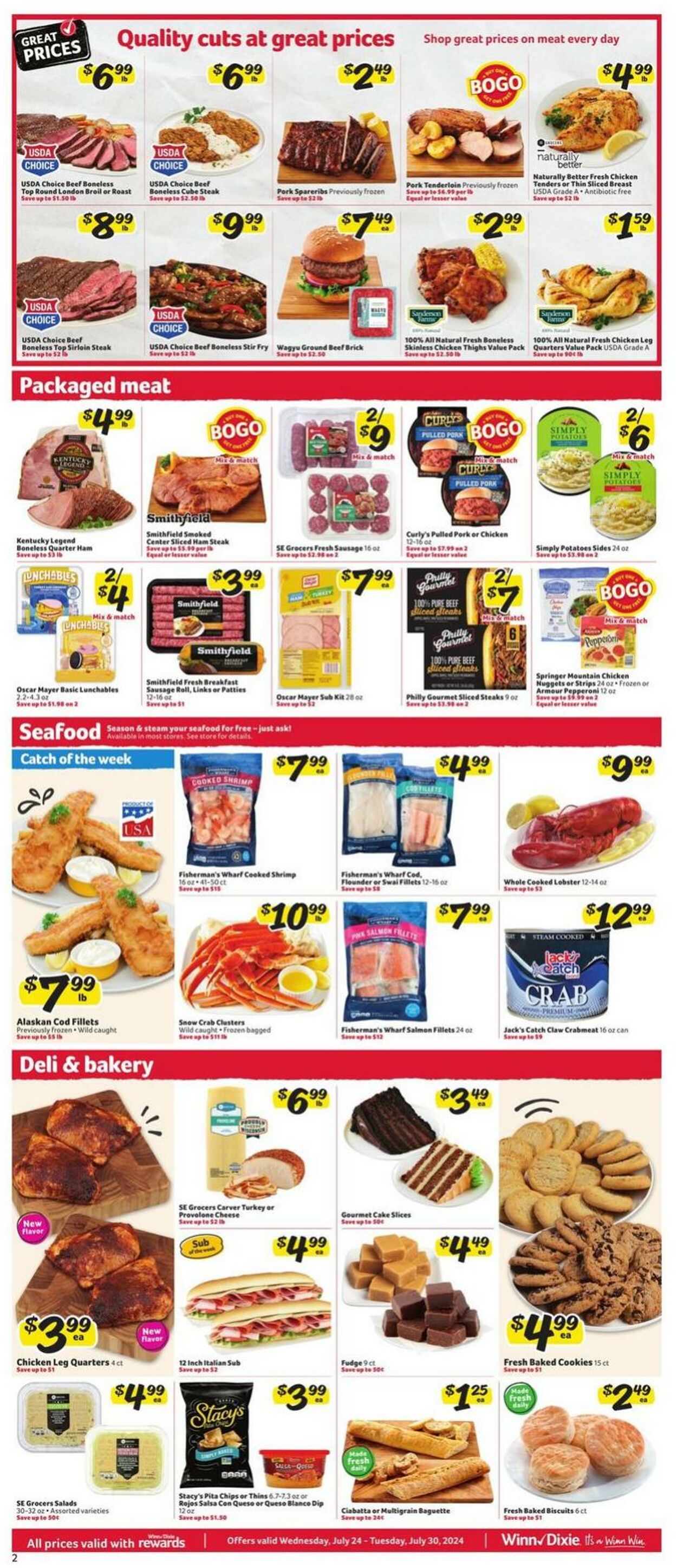 Weekly ad Winn-Dixie 07/24/2024 - 07/30/2024