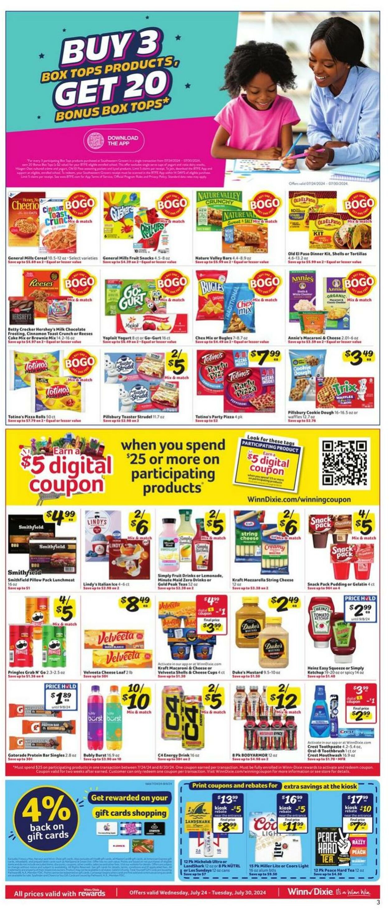 Weekly ad Winn-Dixie 07/24/2024 - 07/30/2024