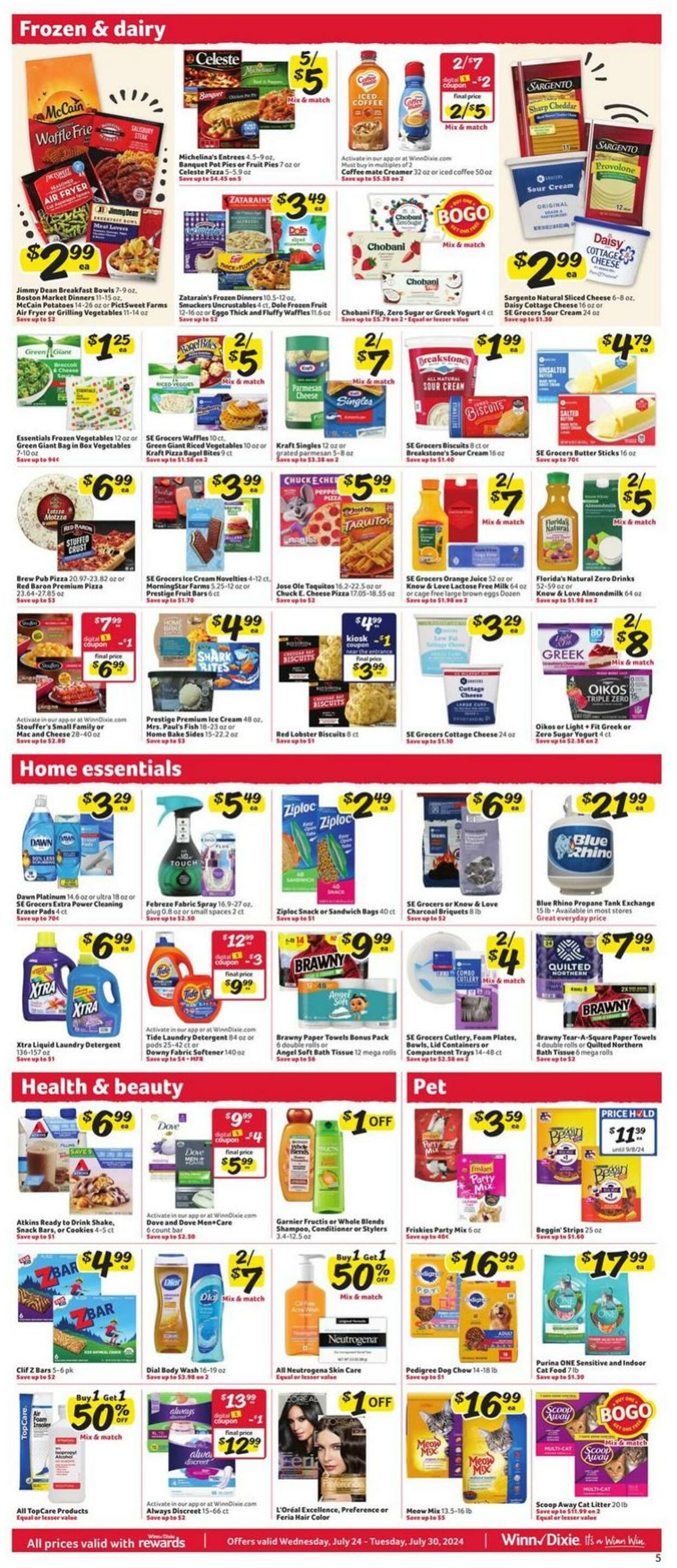 Weekly ad Winn-Dixie 07/24/2024 - 07/30/2024