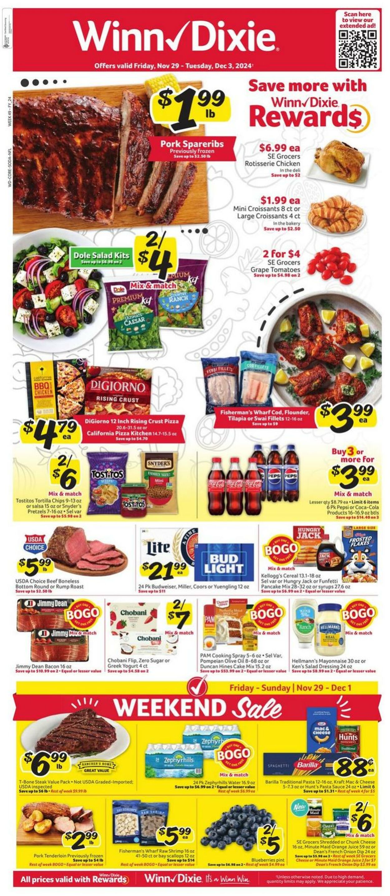 Weekly ad Winn-Dixie 11/29/2024 - 12/03/2024