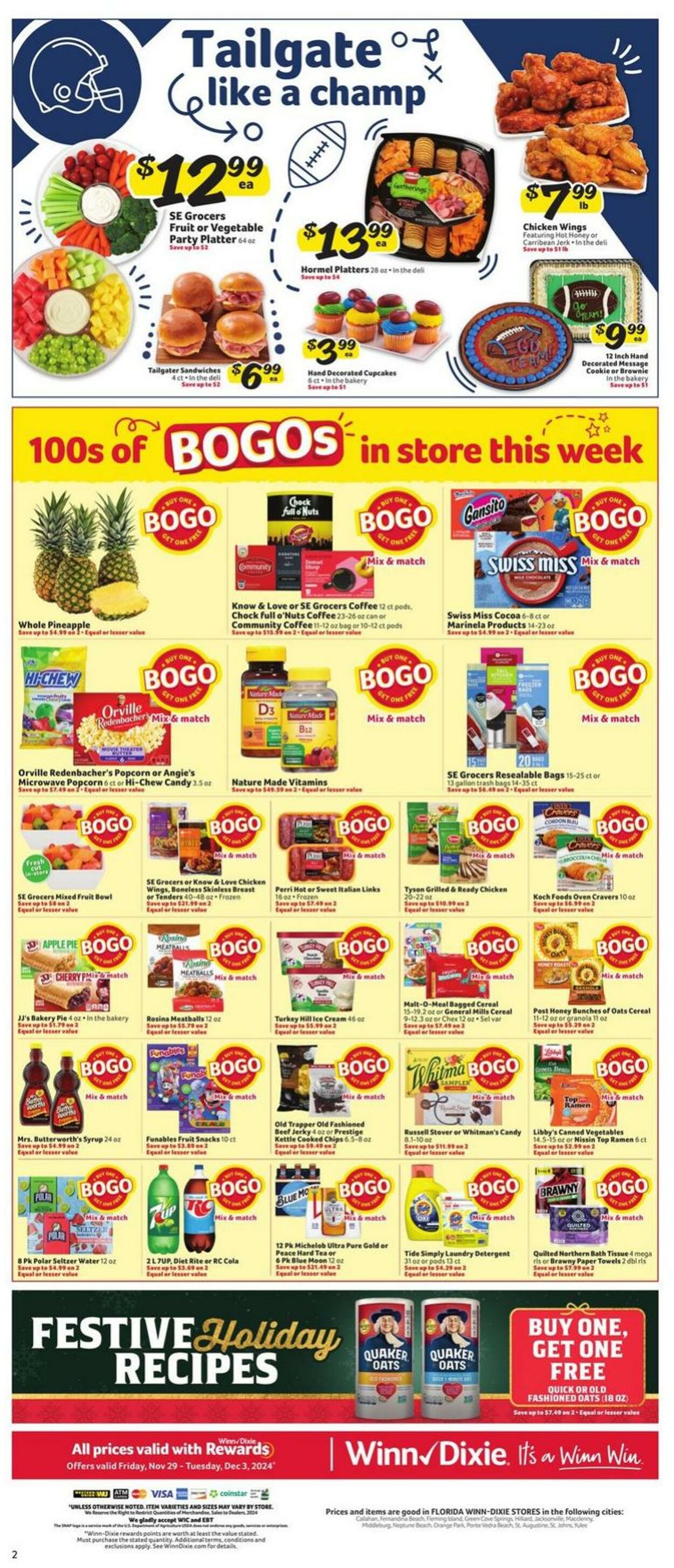 Weekly ad Winn-Dixie 11/29/2024 - 12/03/2024