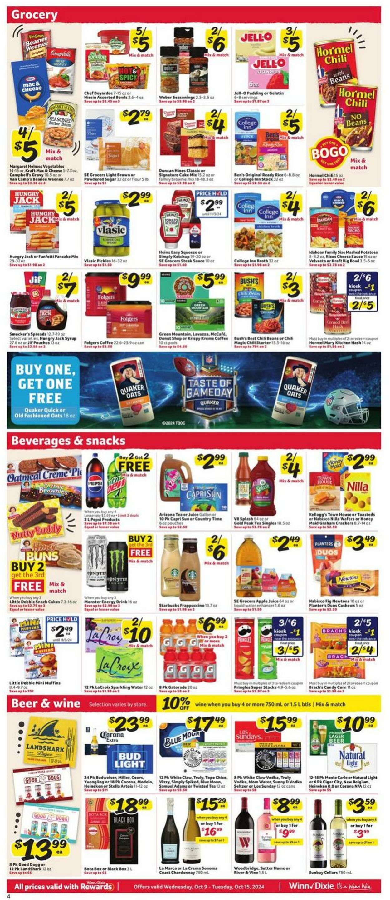 Weekly ad Winn-Dixie 10/09/2024 - 10/15/2024