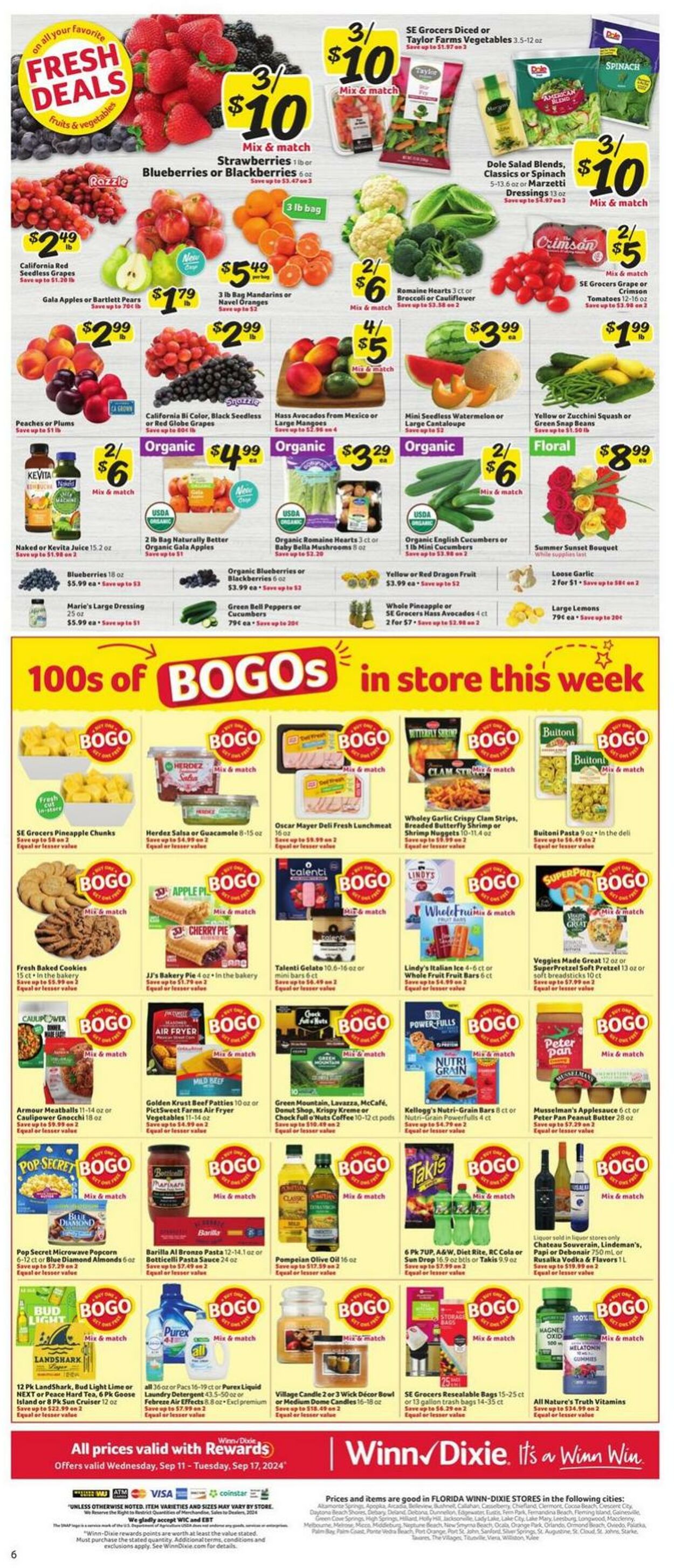 Weekly ad Winn-Dixie 09/11/2024 - 09/17/2024