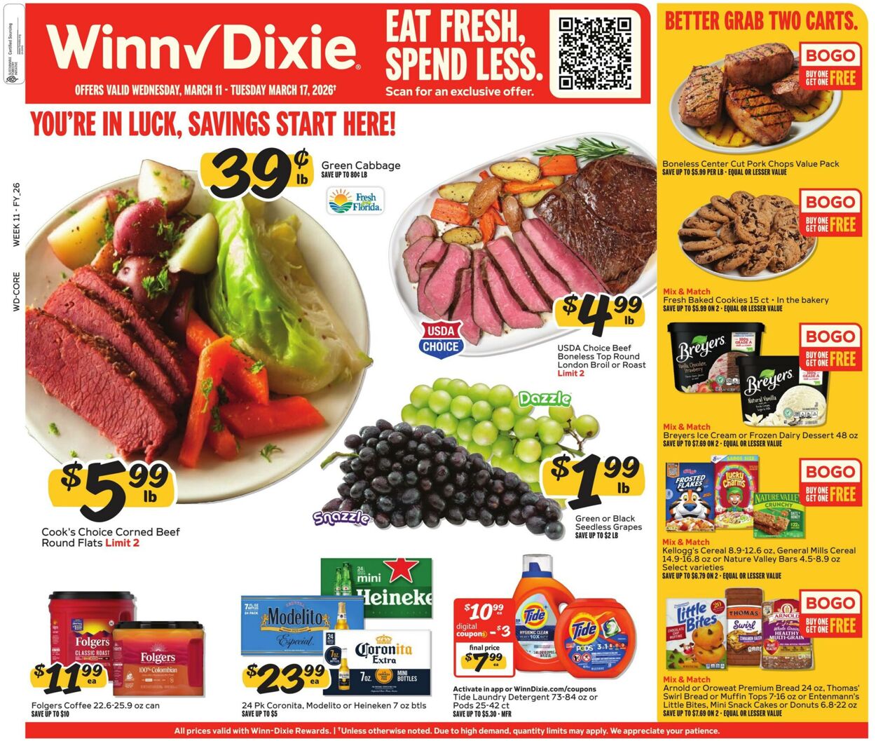 Weekly ad Winn-Dixie 03/11/2026 - 03/17/2026