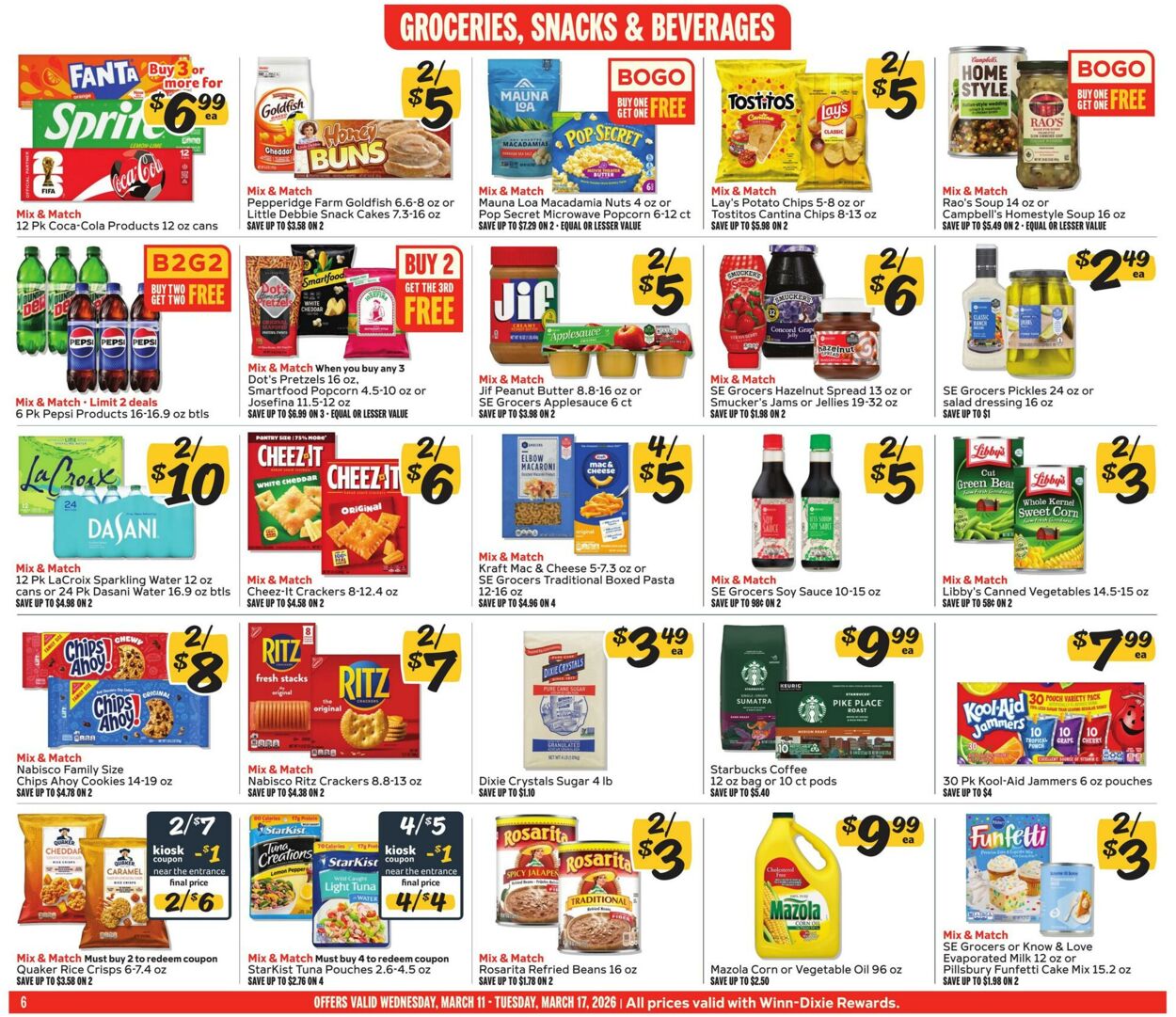 Weekly ad Winn-Dixie 03/11/2026 - 03/17/2026
