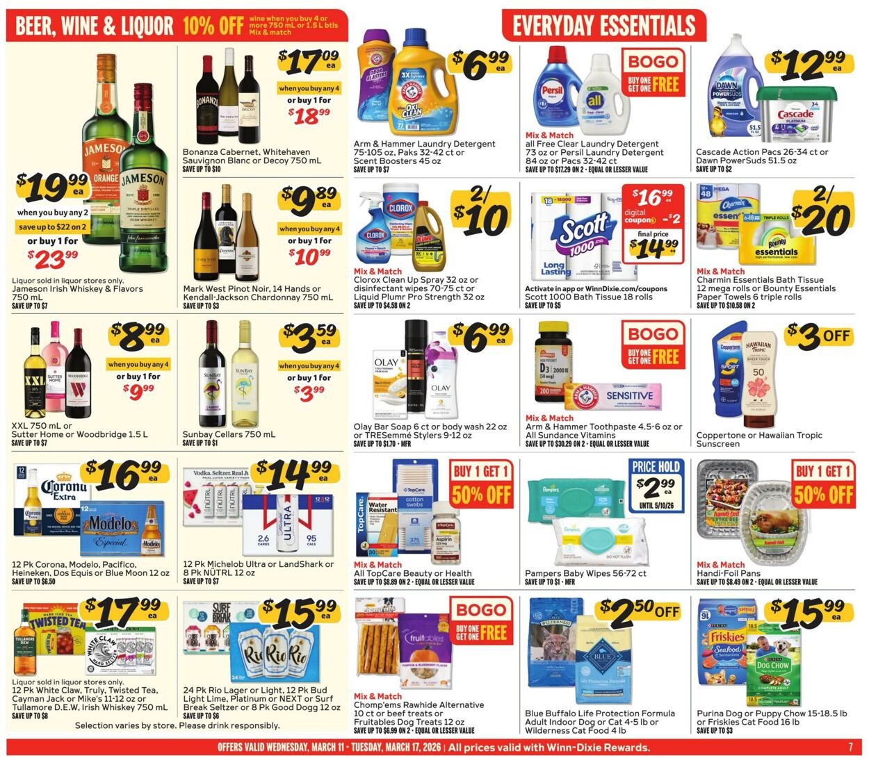 Weekly ad Winn-Dixie 03/11/2026 - 03/17/2026