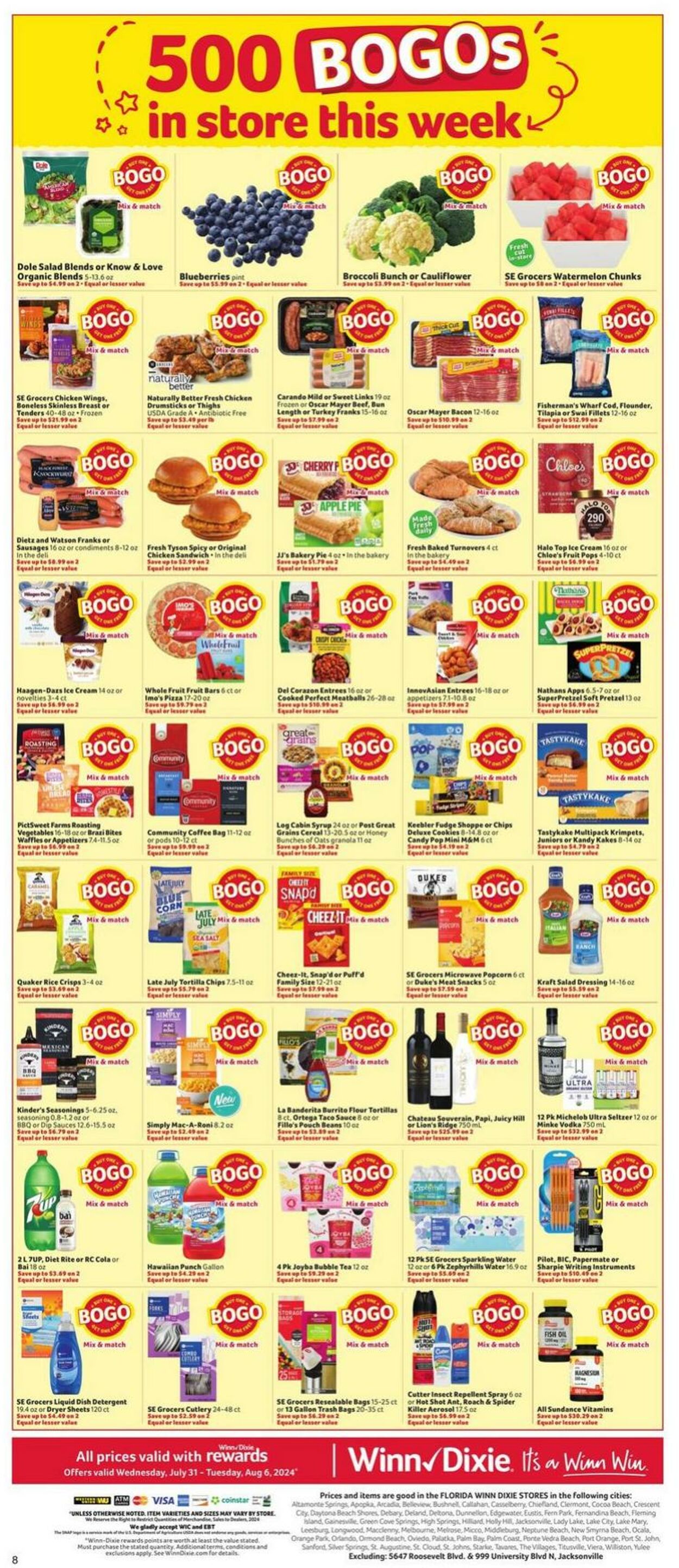 Weekly ad Winn-Dixie 07/31/2024 - 08/06/2024