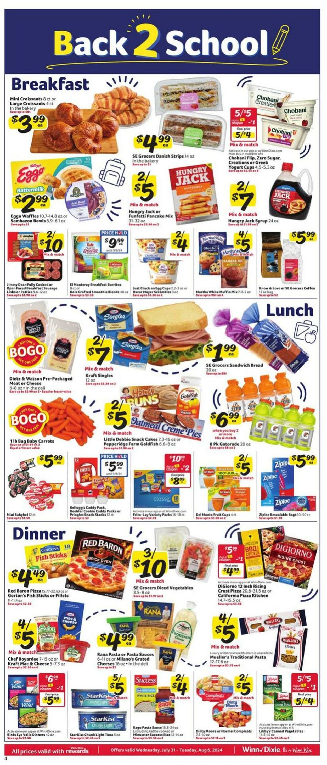 Weekly ad Winn-Dixie 07/31/2024 - 08/06/2024