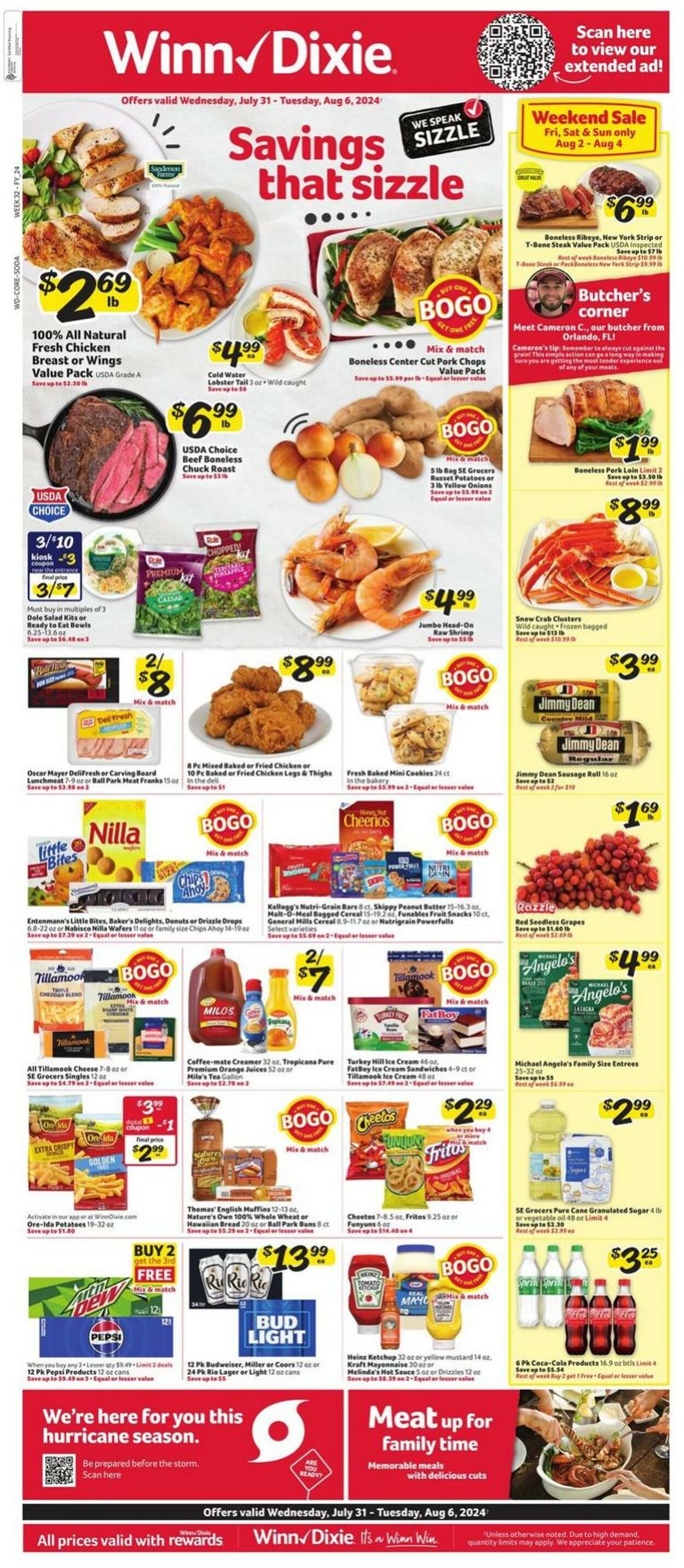 Weekly ad Winn-Dixie 07/31/2024 - 08/06/2024