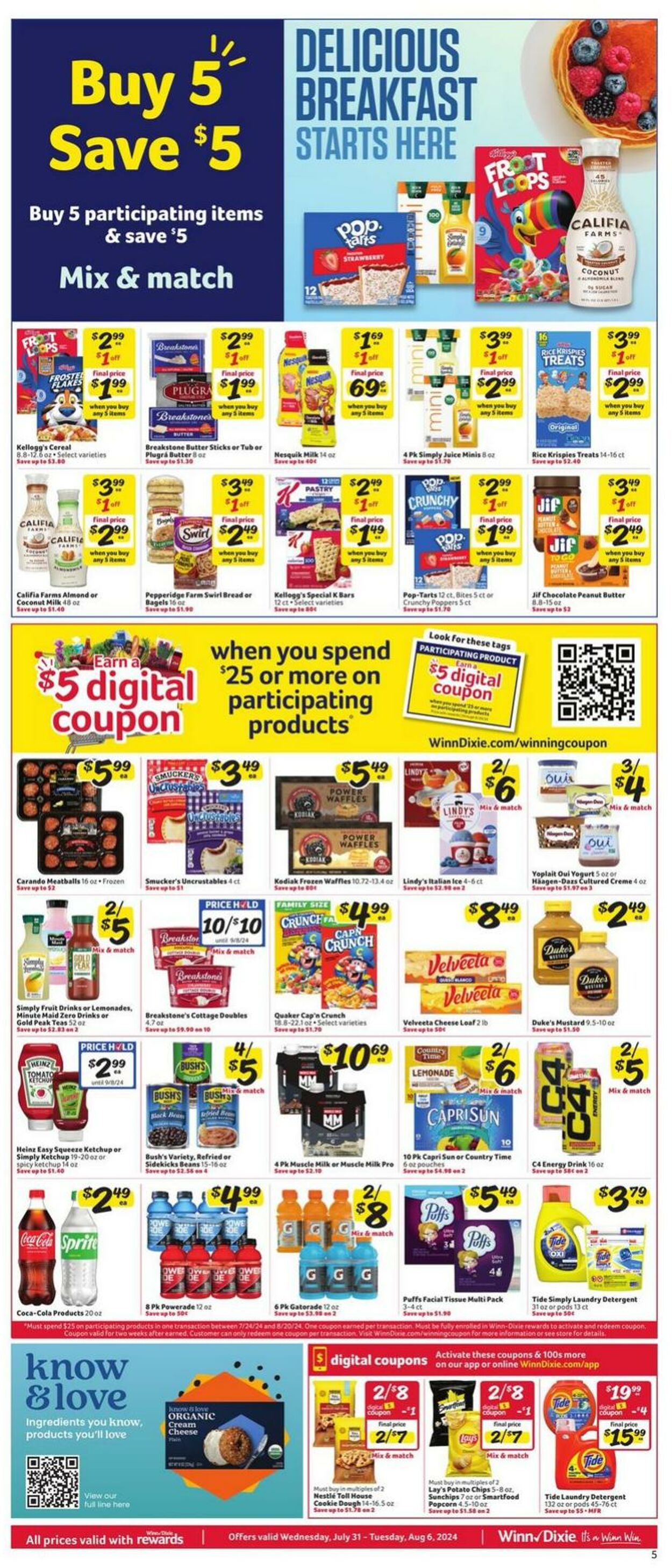 Weekly ad Winn-Dixie 07/31/2024 - 08/06/2024