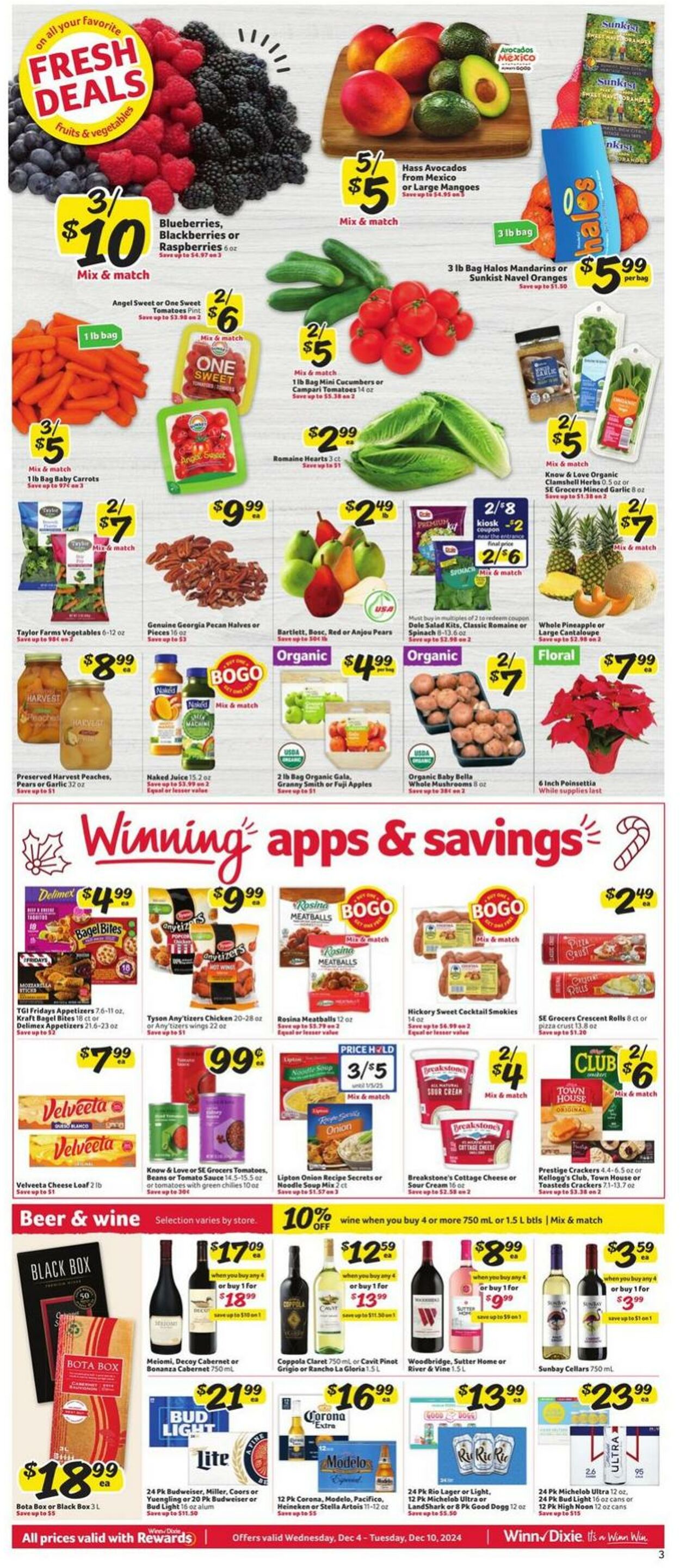 Weekly ad Winn-Dixie 12/04/2024 - 12/10/2024