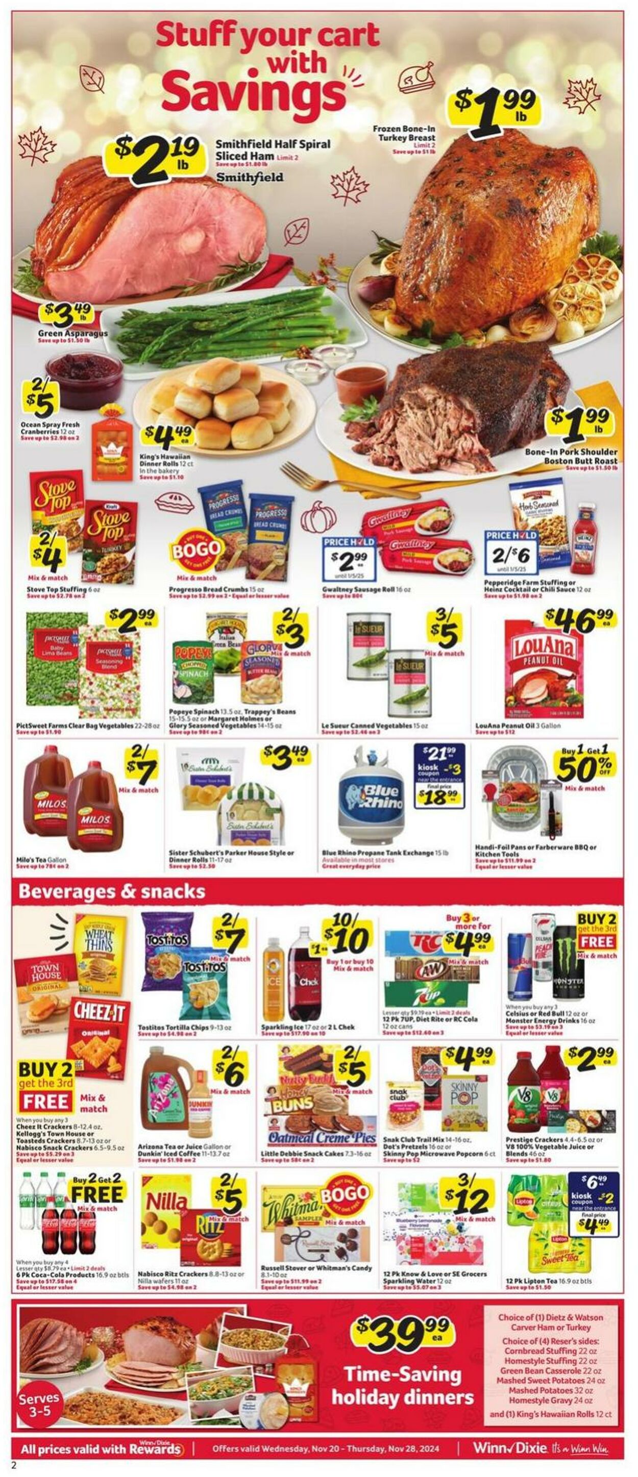 Weekly ad Winn-Dixie 11/20/2024 - 11/28/2024