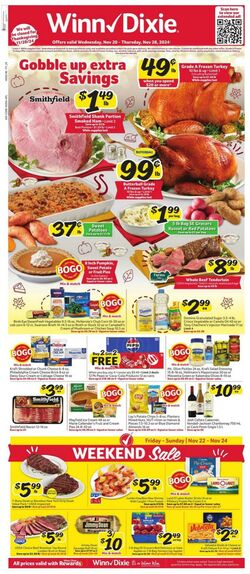 Weekly ad Winn-Dixie 11/20/2024 - 11/28/2024