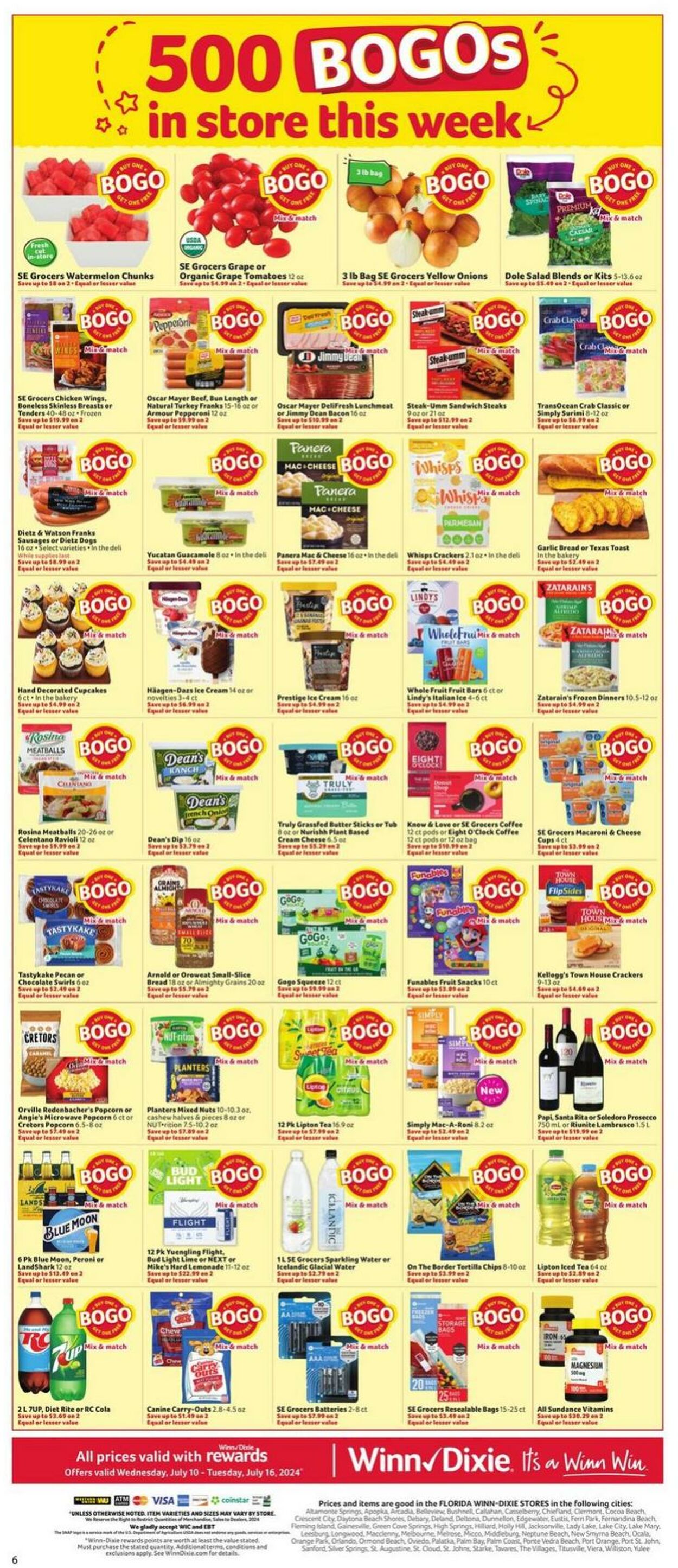 Weekly ad Winn-Dixie 07/10/2024 - 07/16/2024