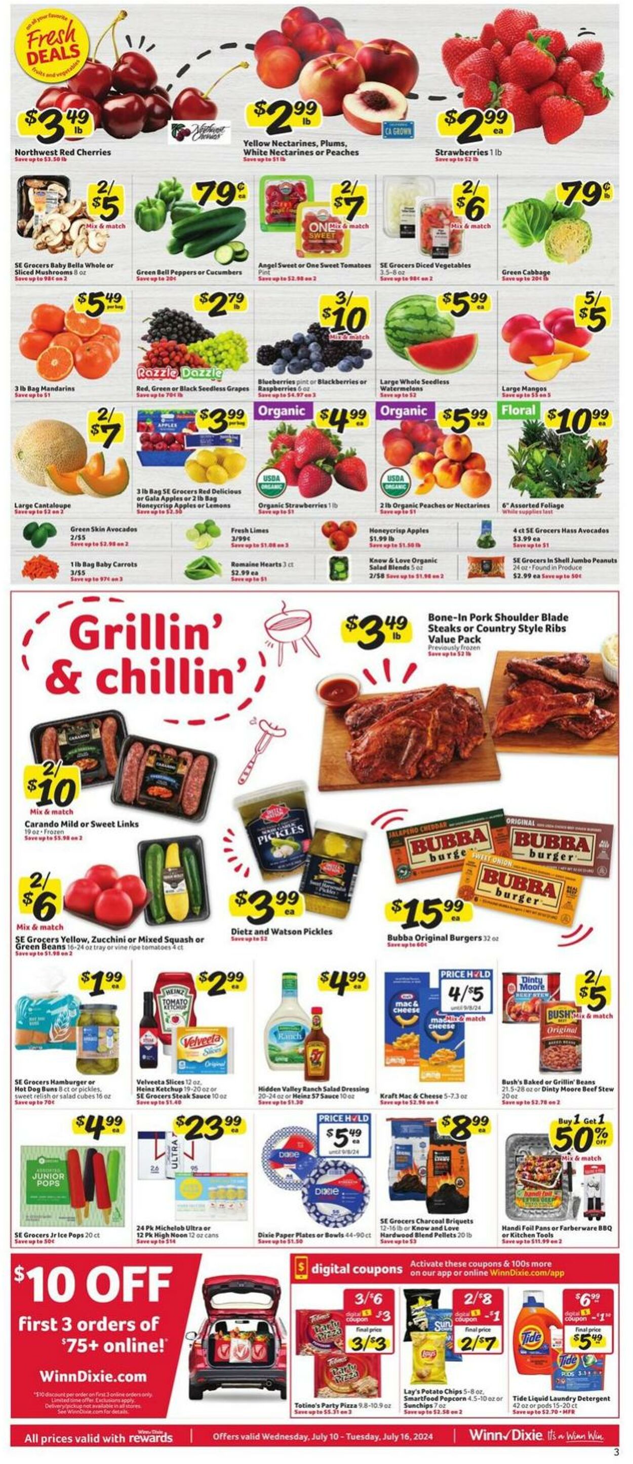 Weekly ad Winn-Dixie 07/10/2024 - 07/16/2024