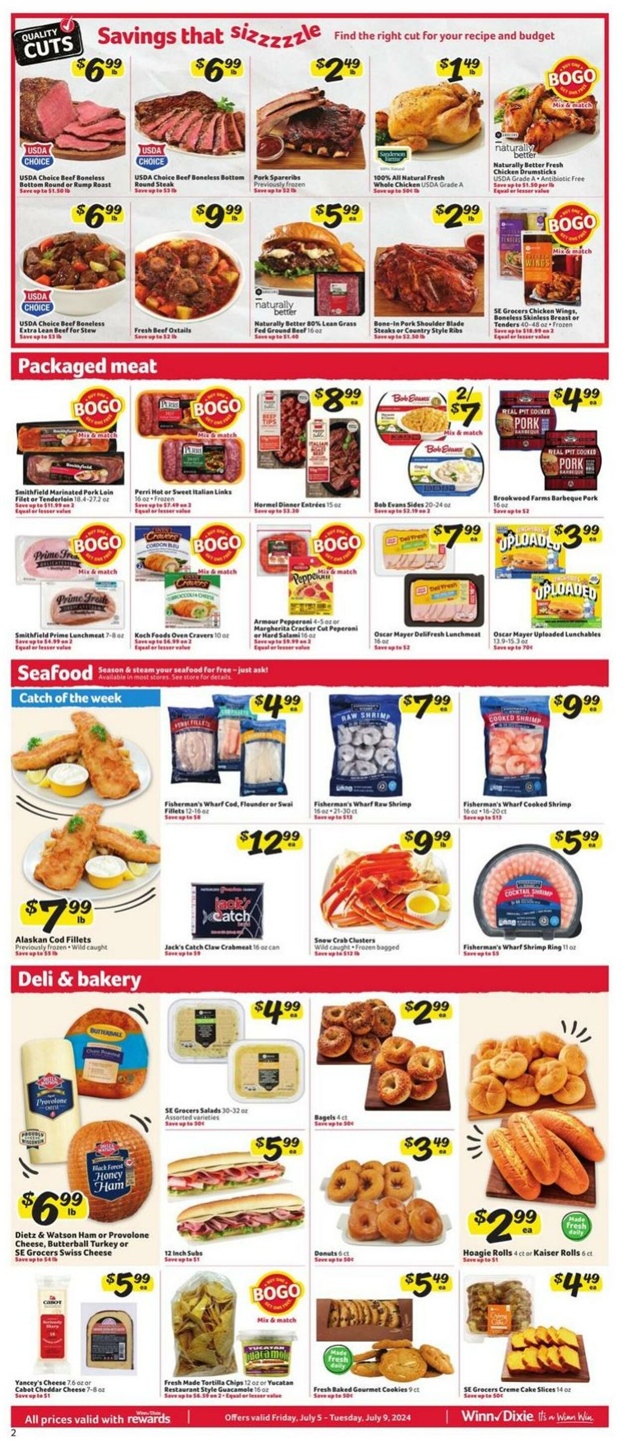 Weekly ad Winn-Dixie 07/05/2024 - 07/09/2024