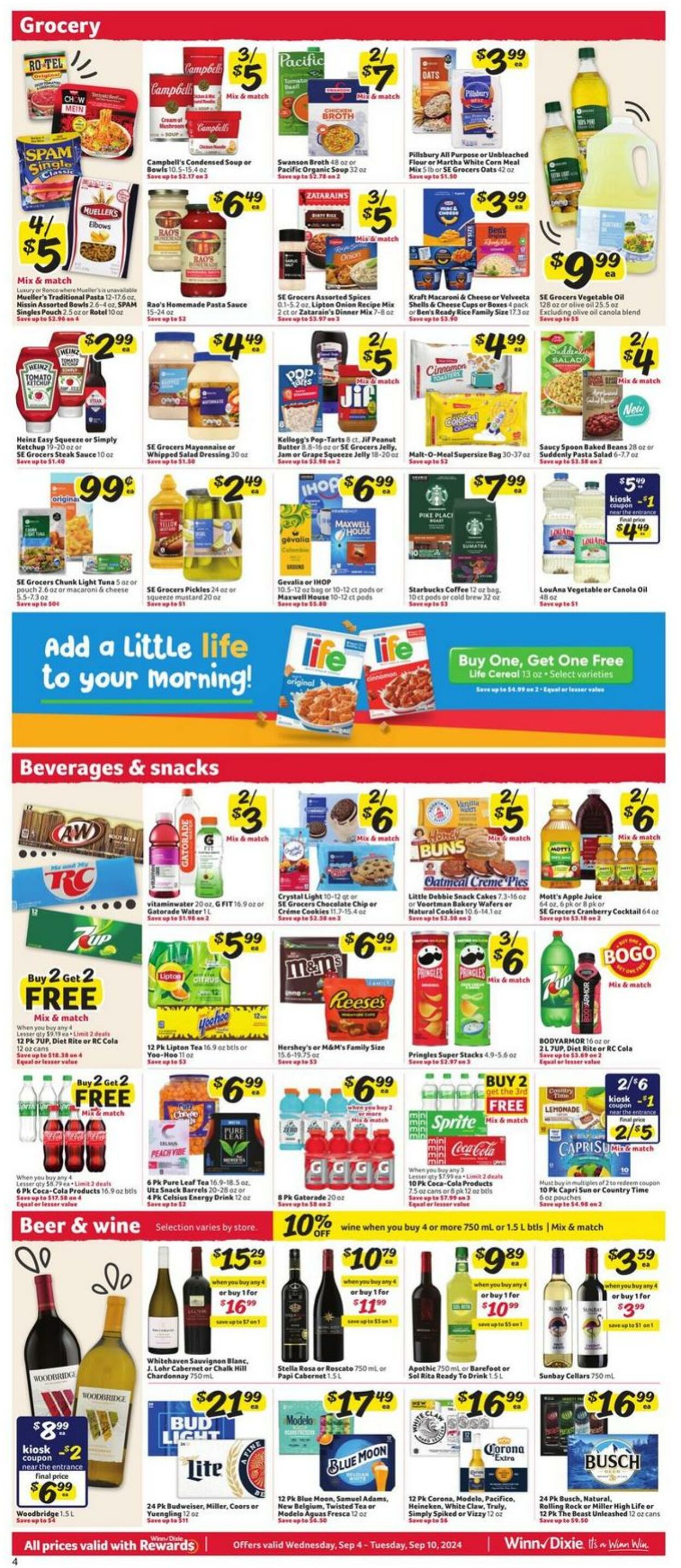 Weekly ad Winn-Dixie 09/04/2024 - 09/10/2024