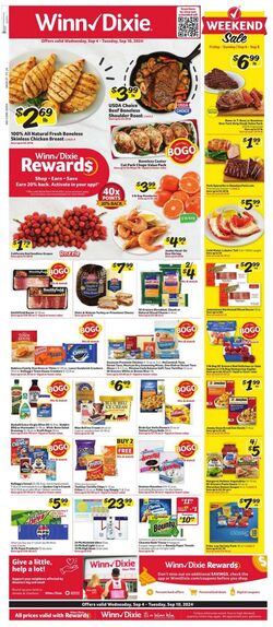 Weekly ad Winn-Dixie 10/02/2024 - 10/08/2024