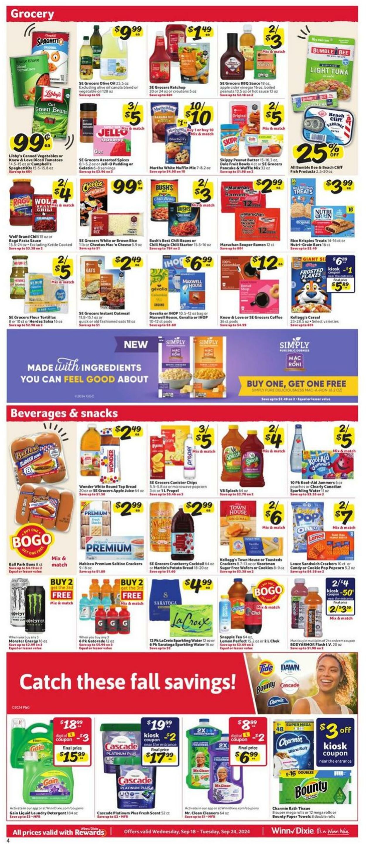 Weekly ad Winn-Dixie 09/18/2024 - 09/24/2024