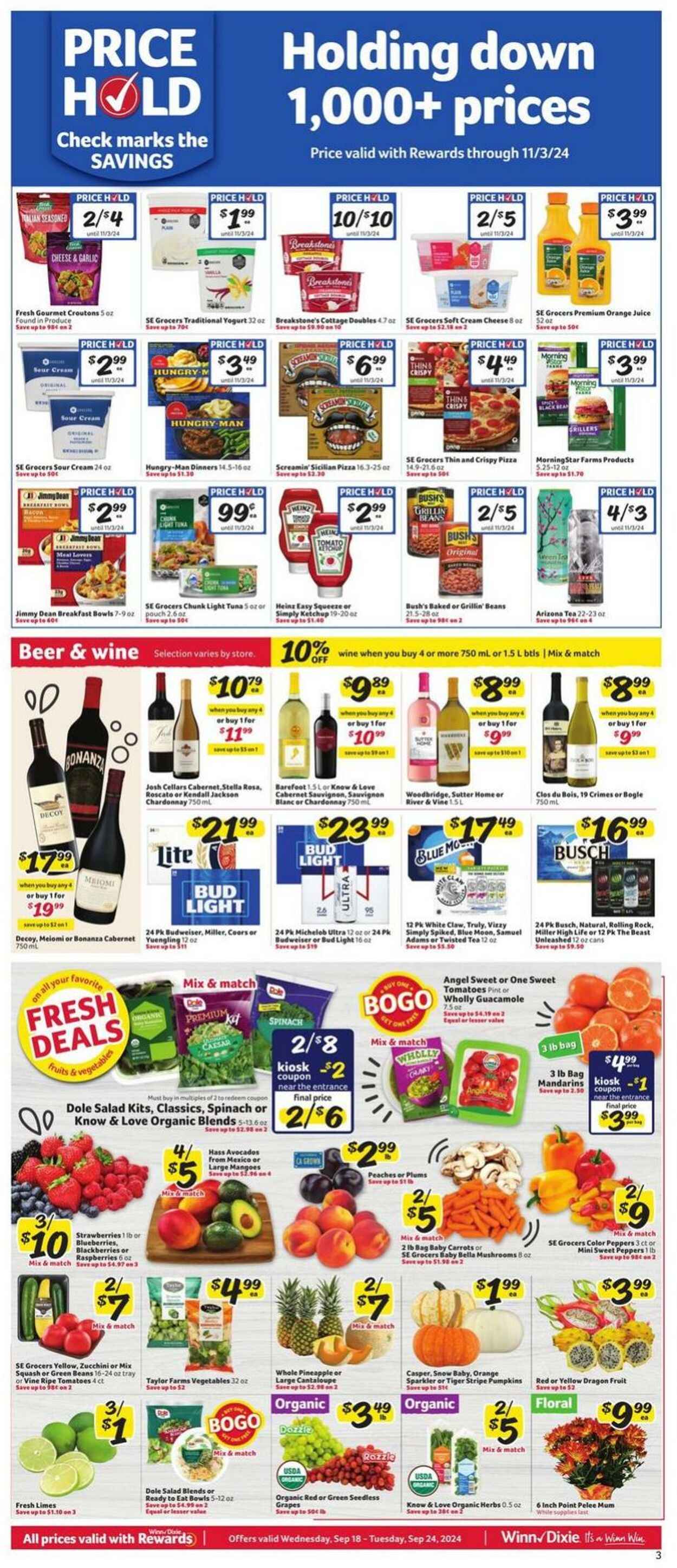 Weekly ad Winn-Dixie 09/18/2024 - 09/24/2024