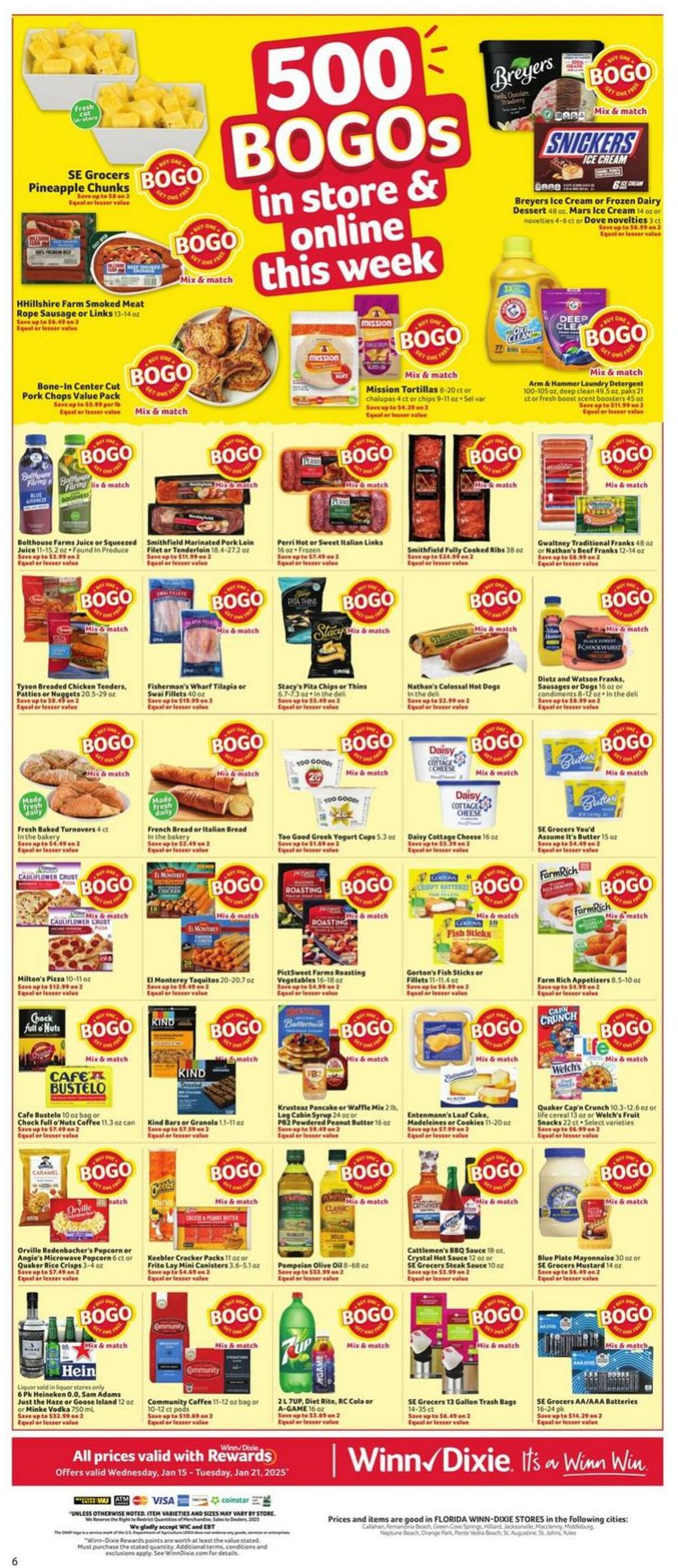 Weekly ad Winn-Dixie 01/15/2025 - 01/21/2025