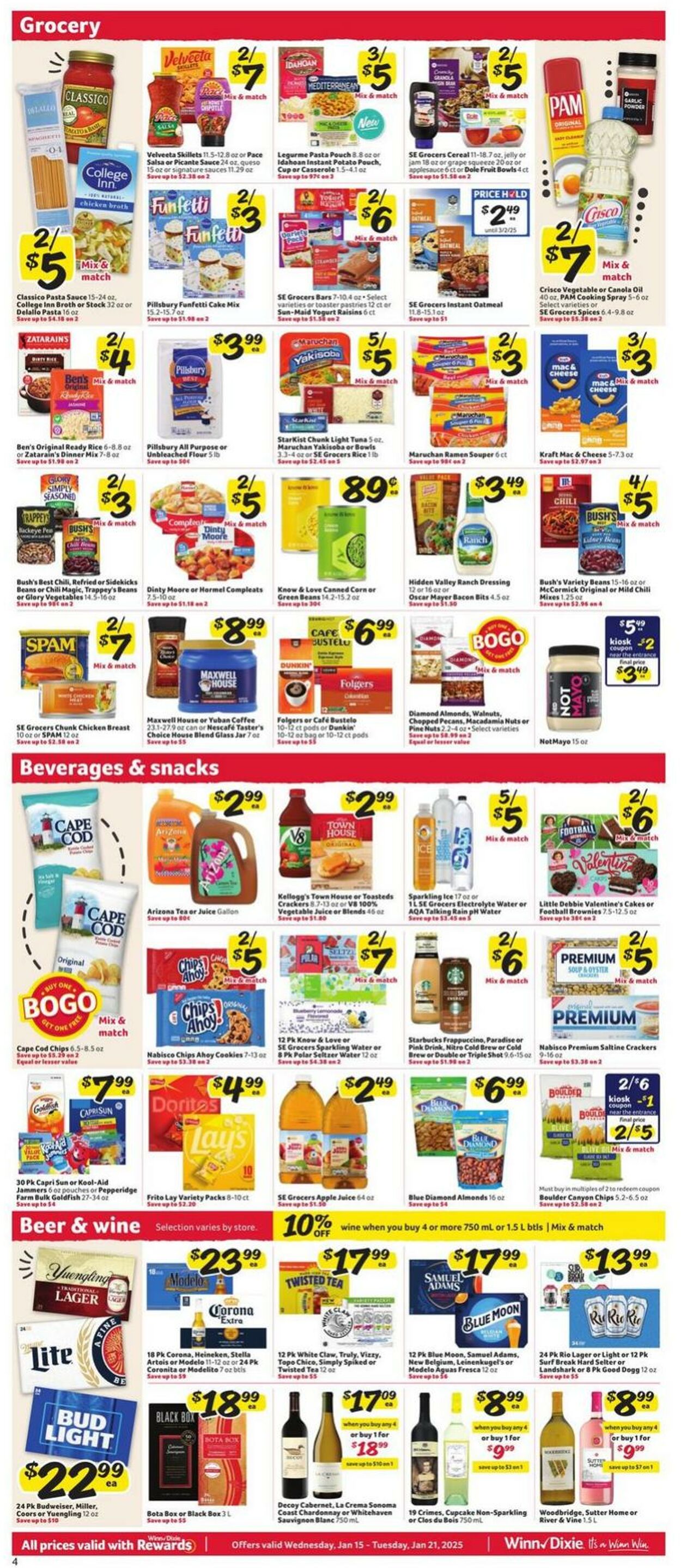 Weekly ad Winn-Dixie 01/15/2025 - 01/21/2025