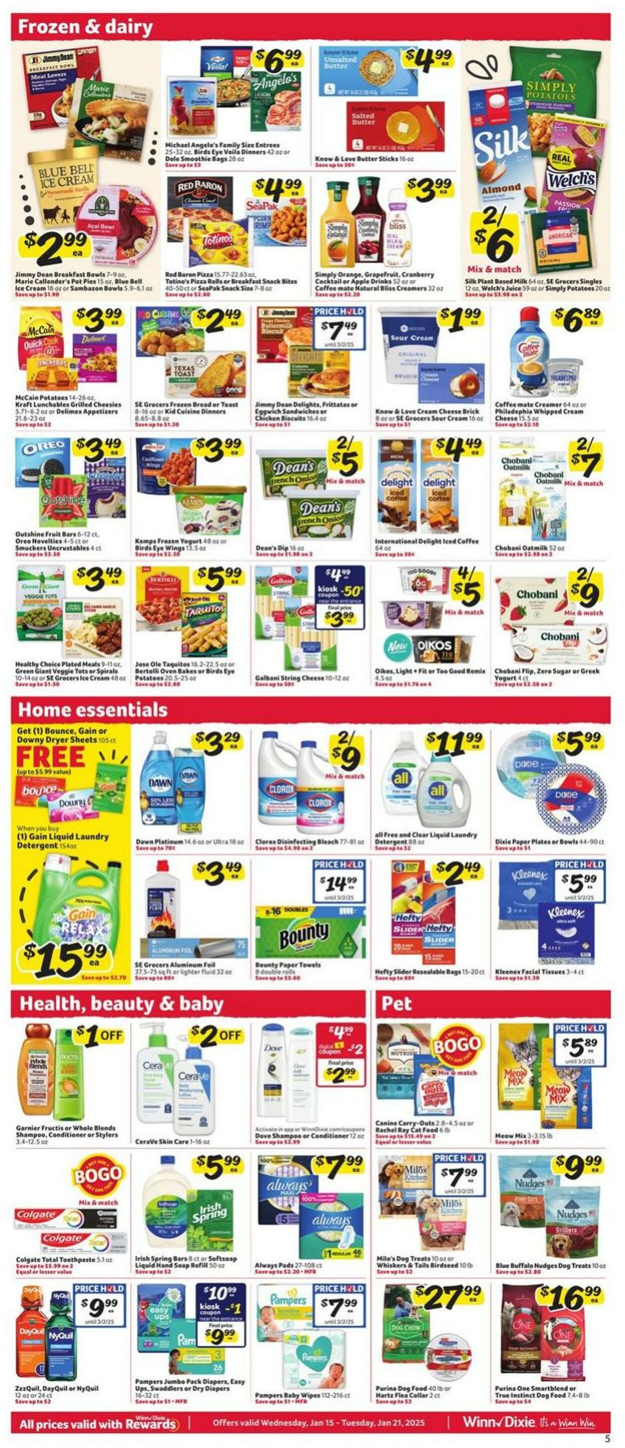 Weekly ad Winn-Dixie 01/15/2025 - 01/21/2025