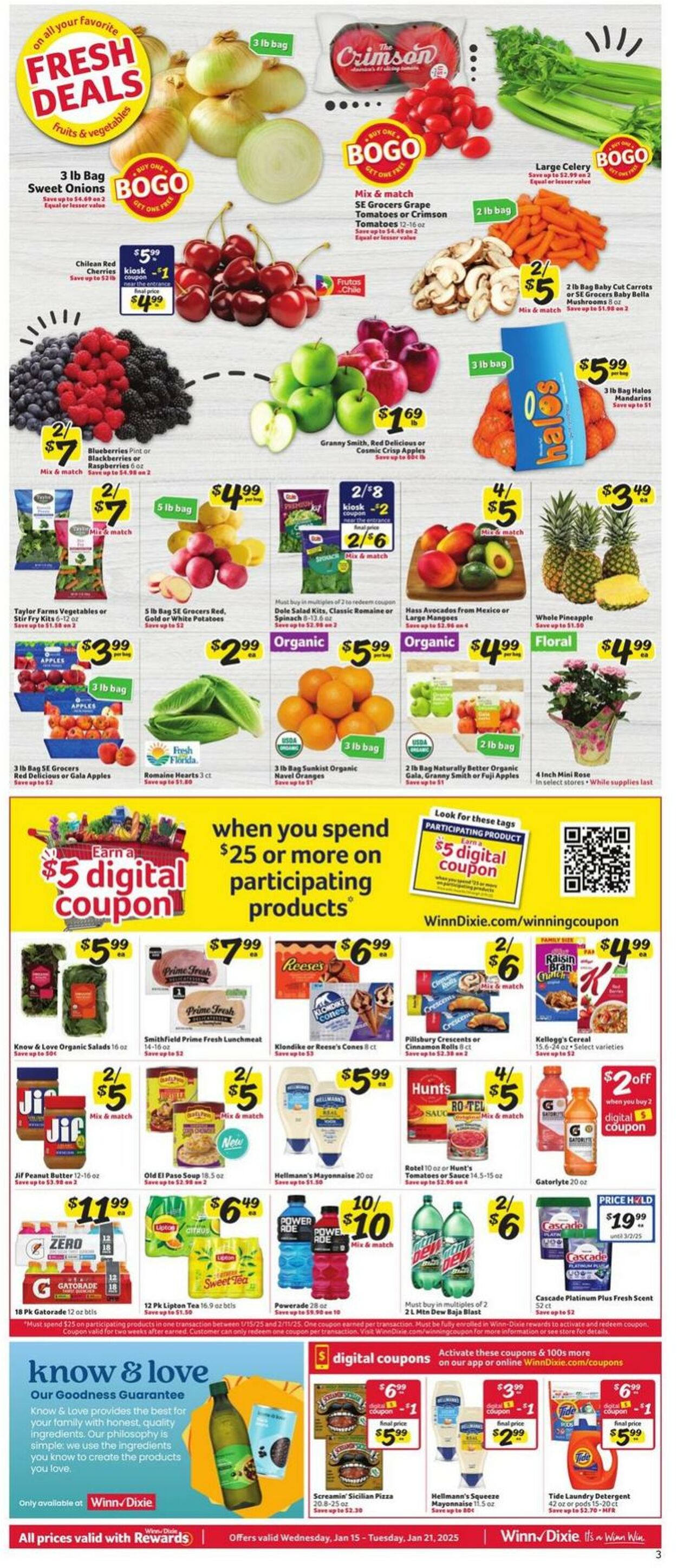 Weekly ad Winn-Dixie 01/15/2025 - 01/21/2025