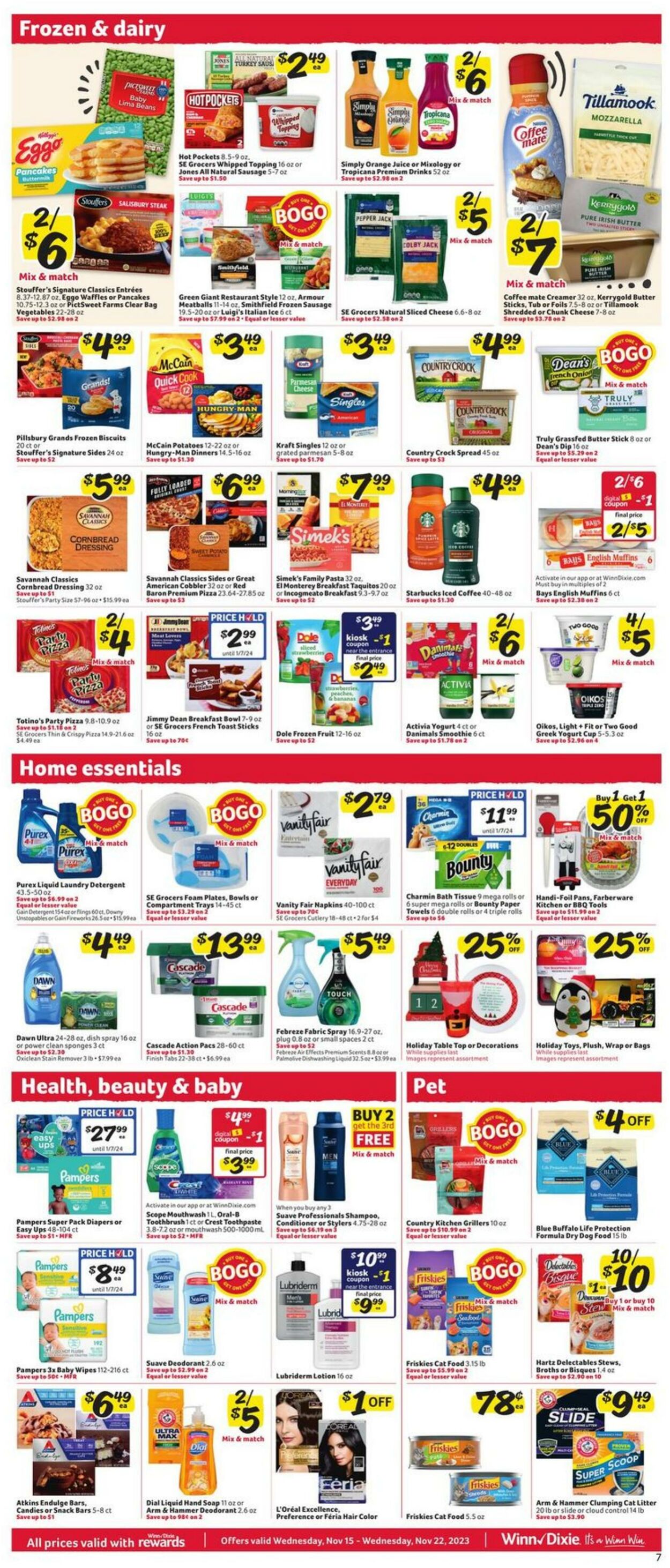 Weekly ad Winn-Dixie 11/15/2023 - 11/21/2023