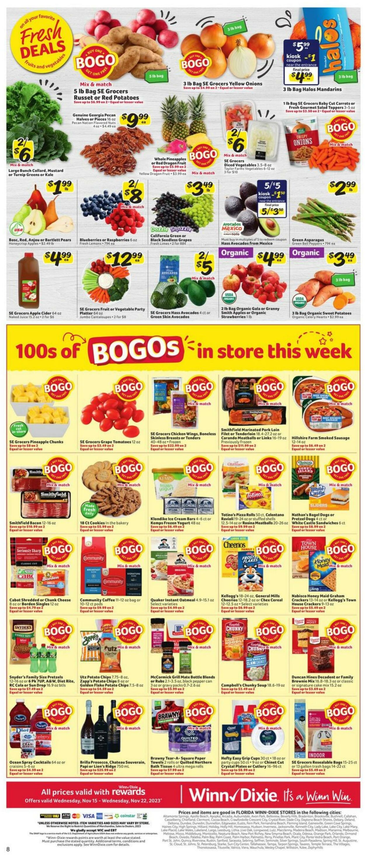 Weekly ad Winn-Dixie 11/15/2023 - 11/21/2023