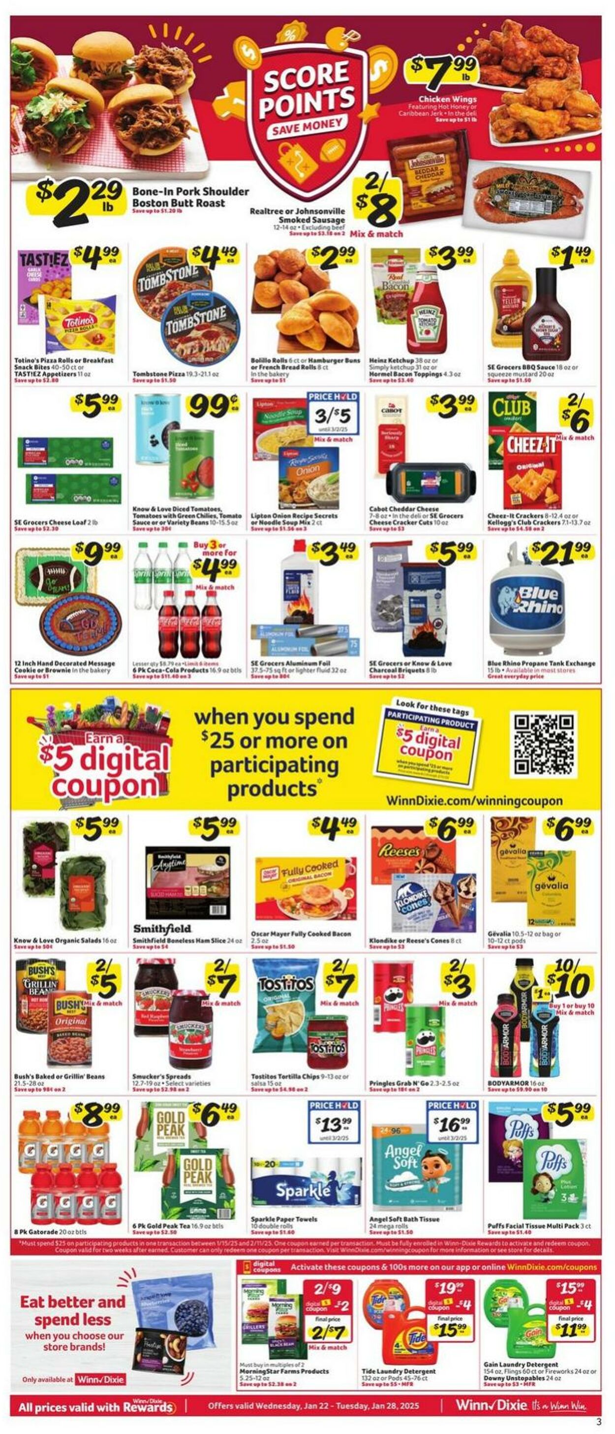 Weekly ad Winn-Dixie 01/22/2025 - 01/28/2025