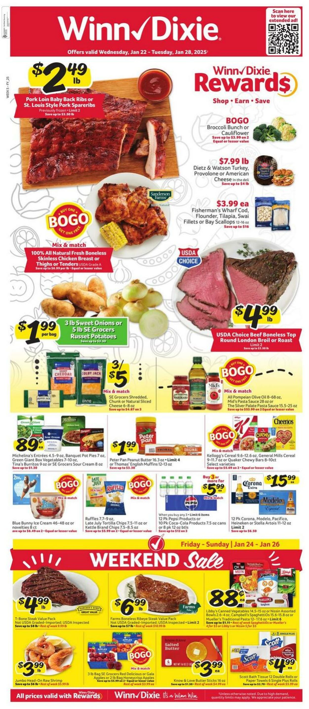 Weekly ad Winn-Dixie 01/22/2025 - 01/28/2025