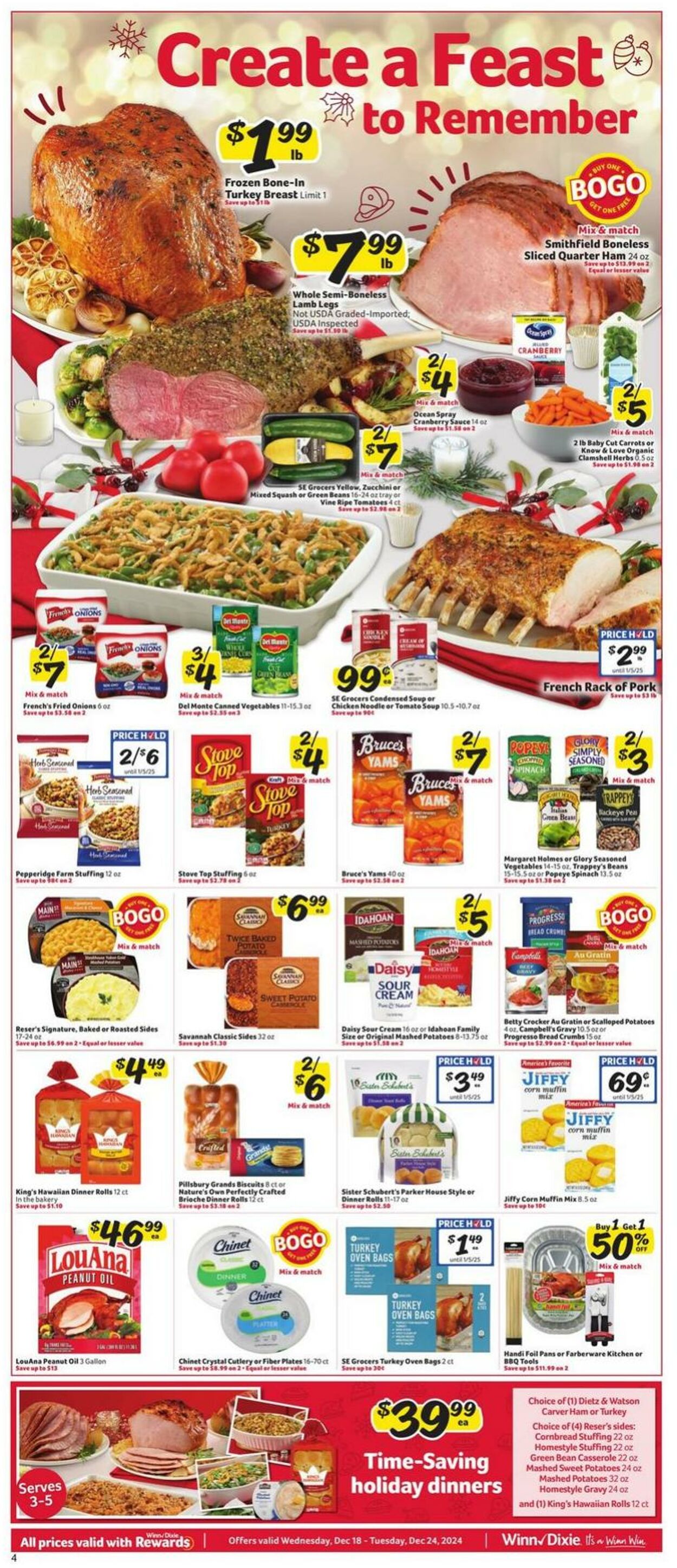 Weekly ad Winn-Dixie 12/18/2024 - 12/24/2024