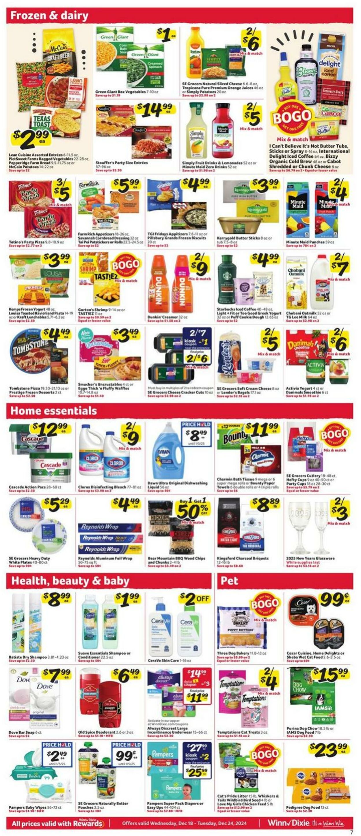 Weekly ad Winn-Dixie 12/18/2024 - 12/24/2024