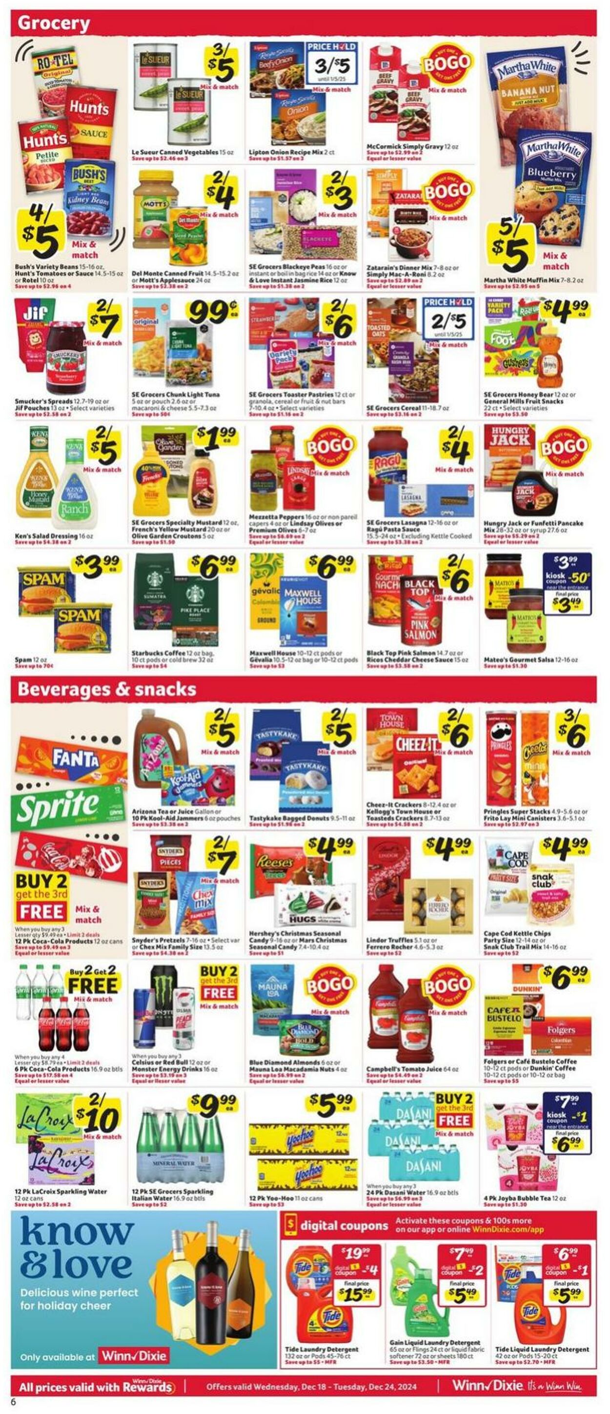 Weekly ad Winn-Dixie 12/18/2024 - 12/24/2024