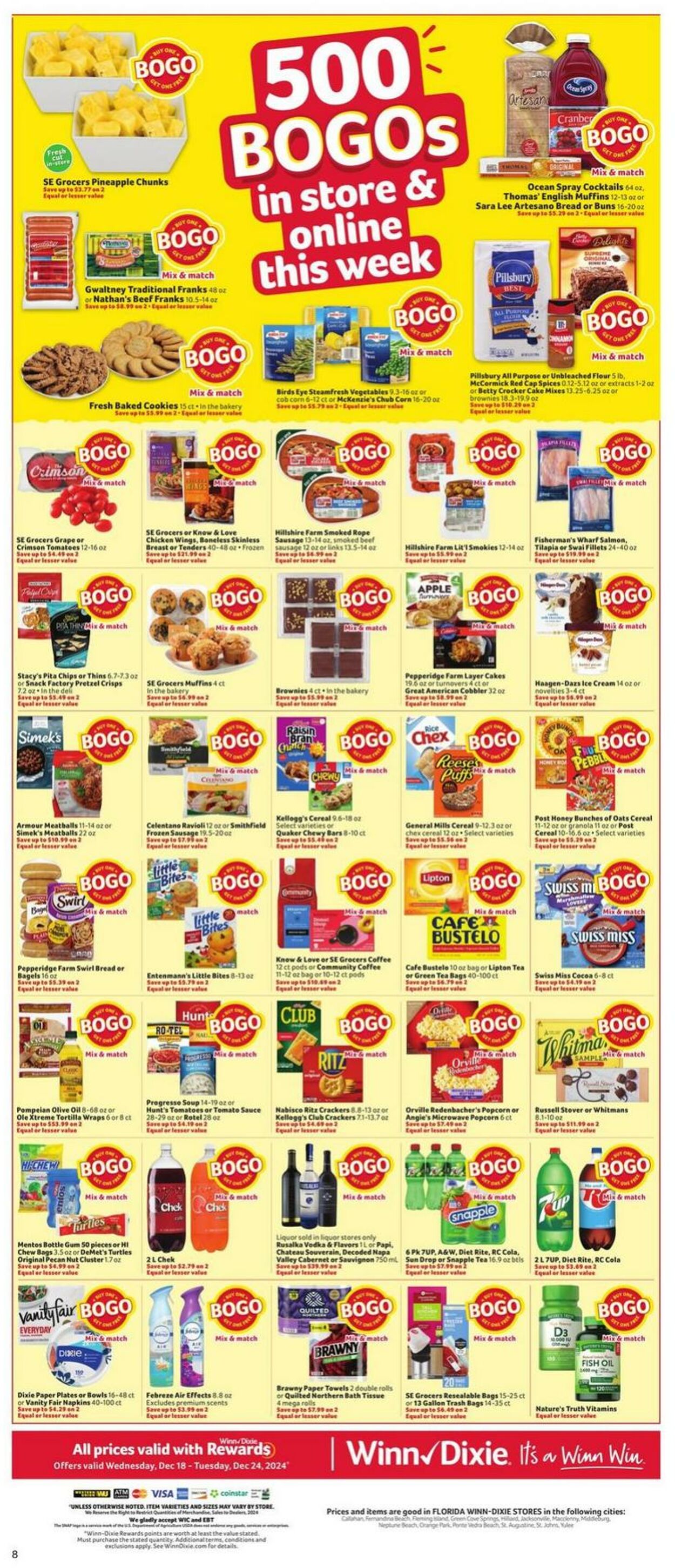 Weekly ad Winn-Dixie 12/18/2024 - 12/24/2024