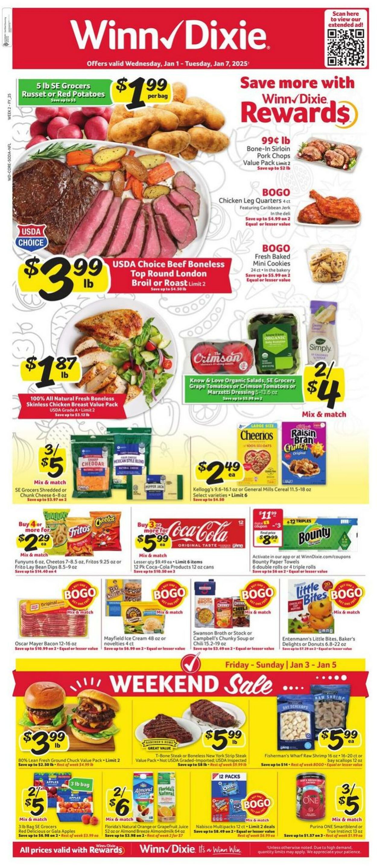 Weekly ad Winn-Dixie 01/01/2025 - 01/07/2025