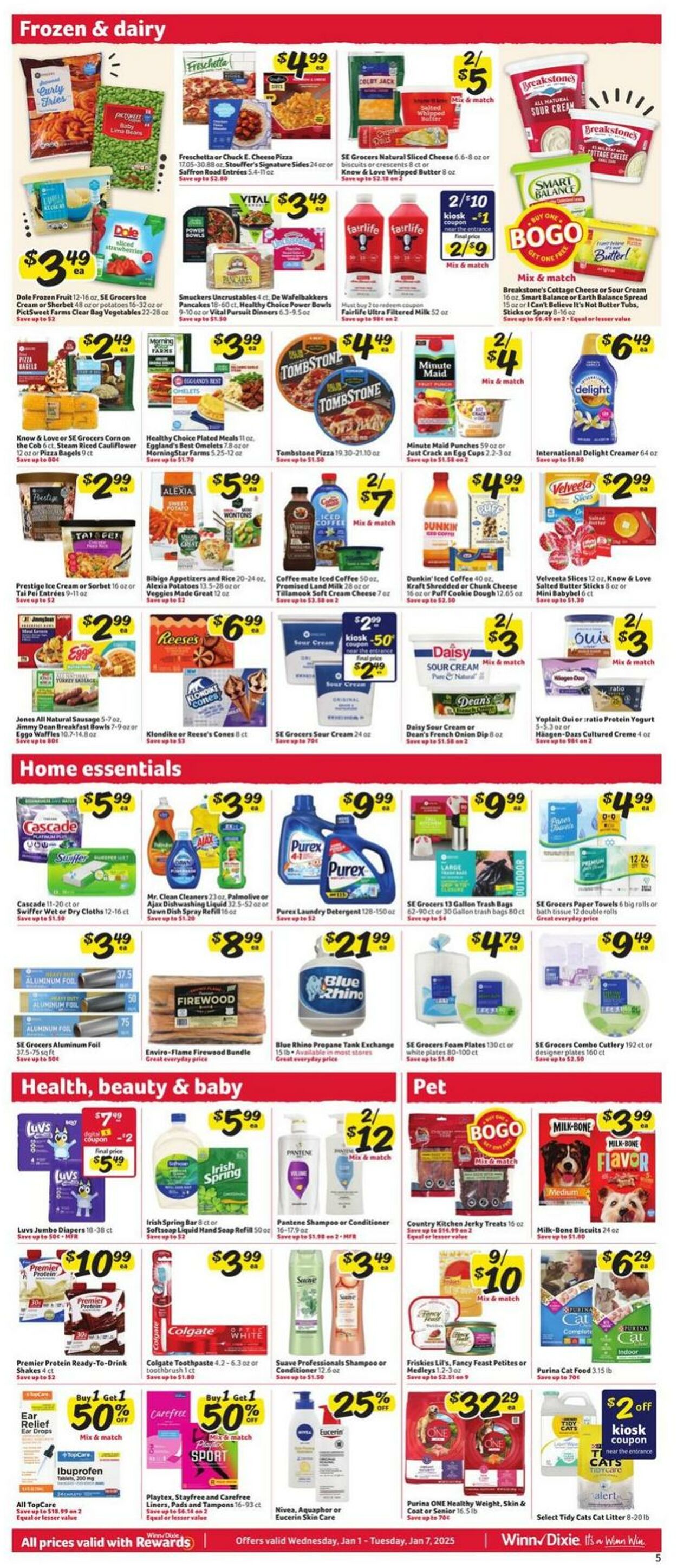 Weekly ad Winn-Dixie 01/01/2025 - 01/07/2025