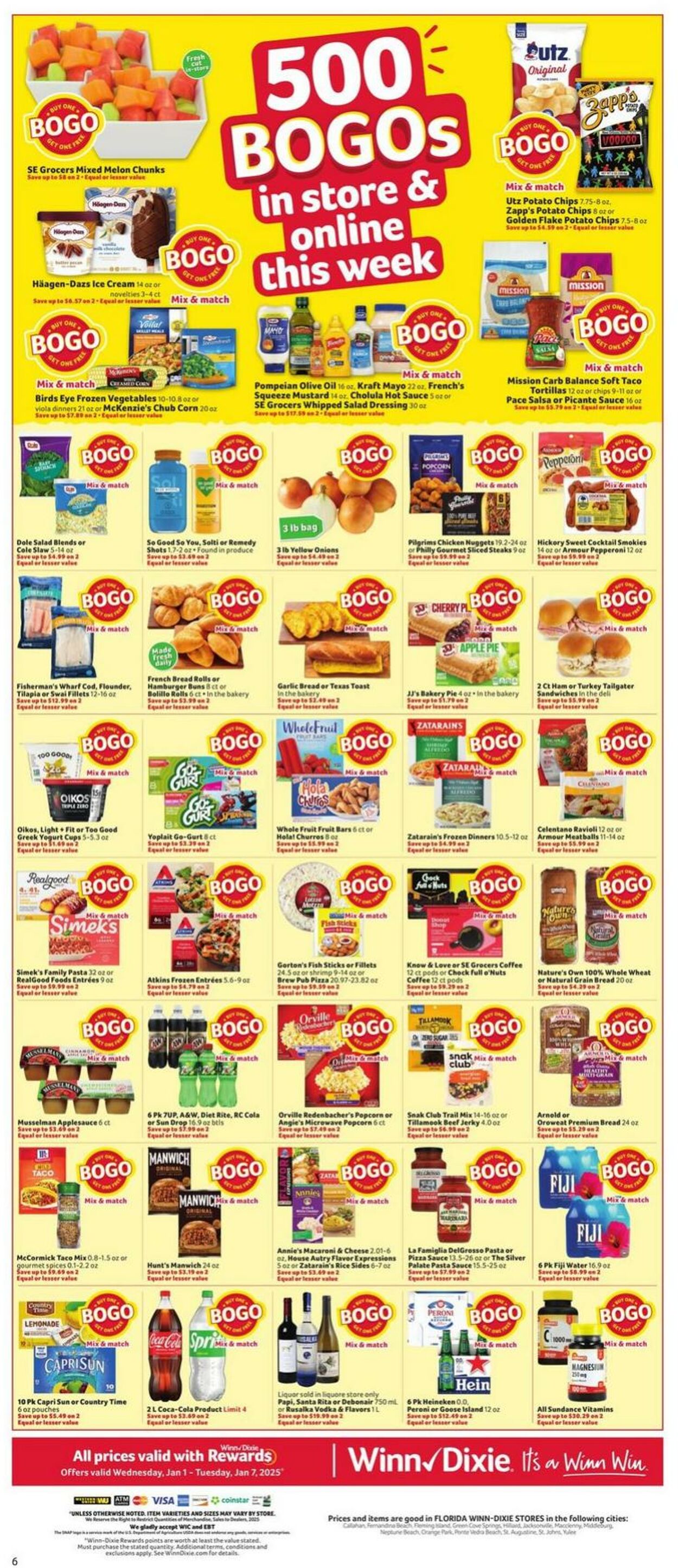 Weekly ad Winn-Dixie 01/01/2025 - 01/07/2025